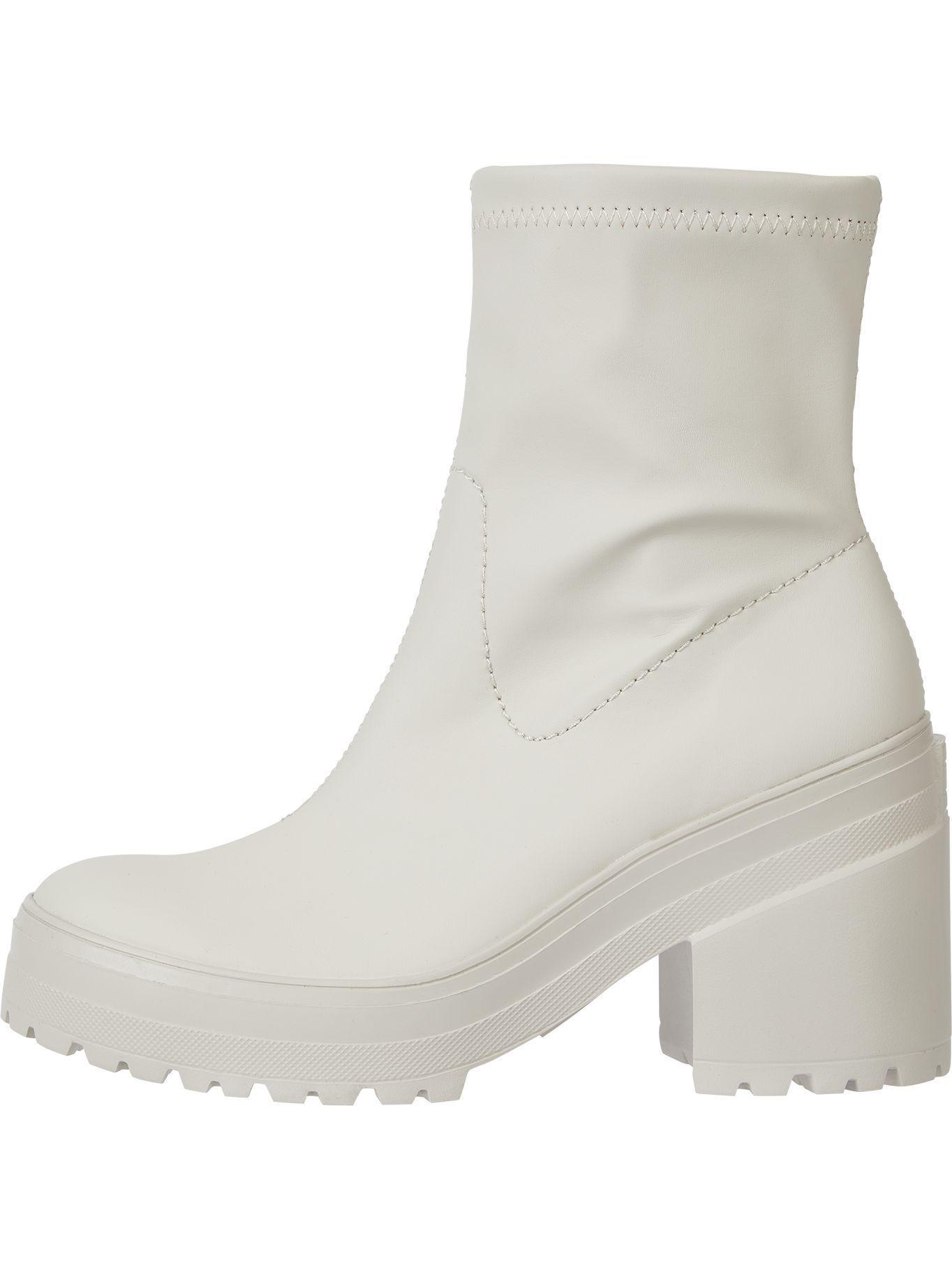 Botines De Tejido Vegano Crema Tommy Jeans-0