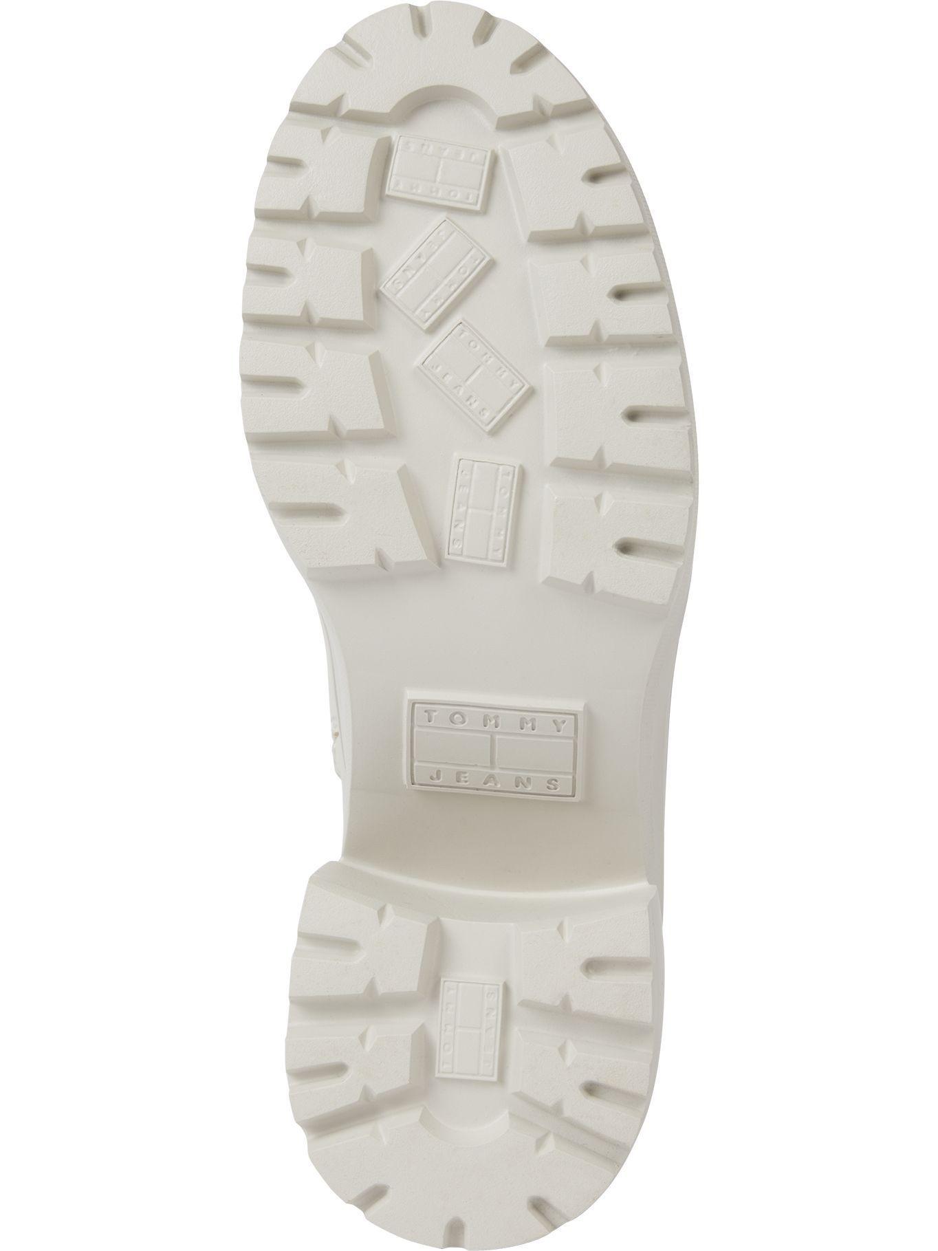 Botines De Tejido Vegano Crema Tommy Jeans-4