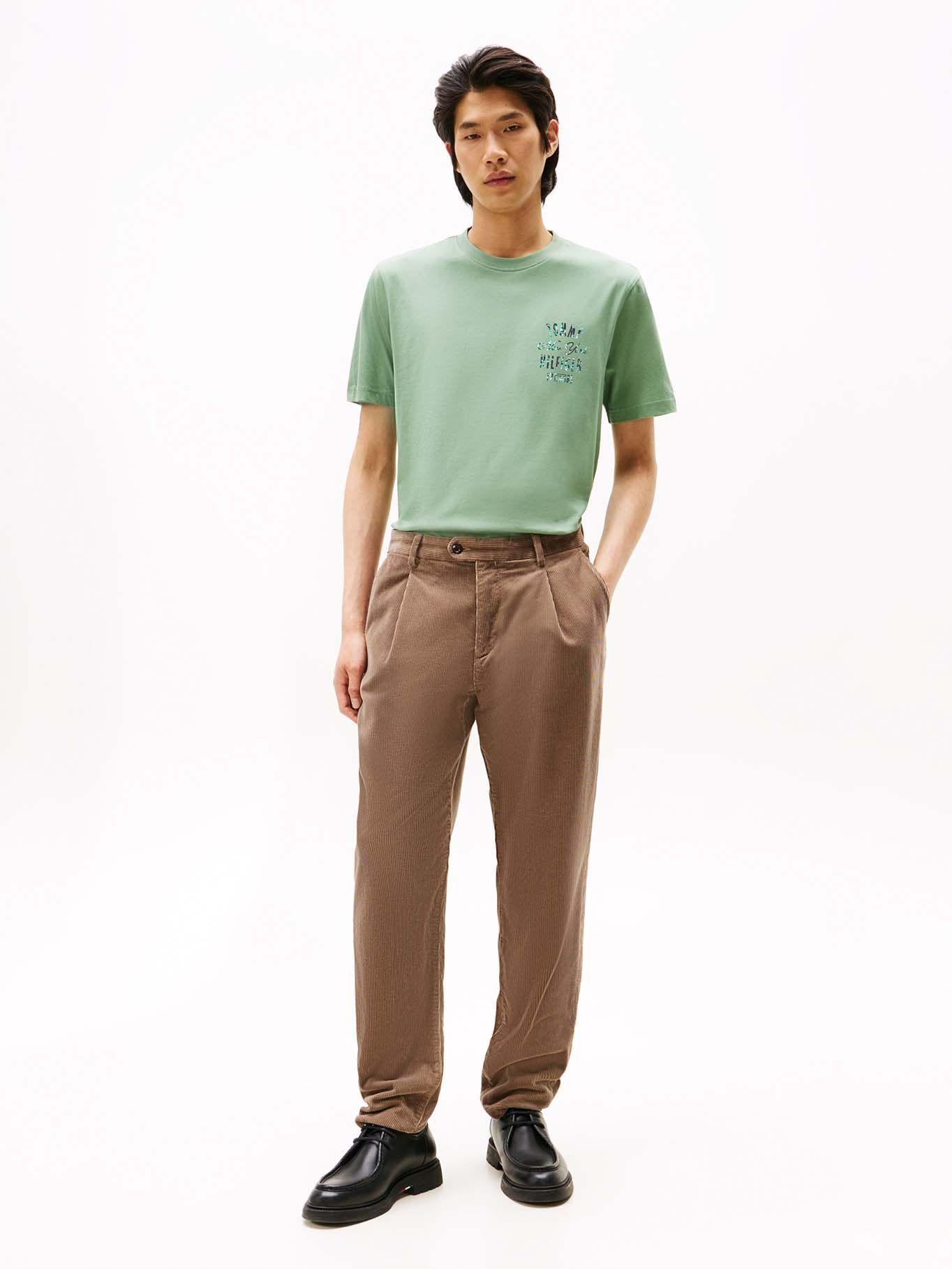 Polera Logo Gráfico Regular Fit Verde Tommy Hilfiger-1