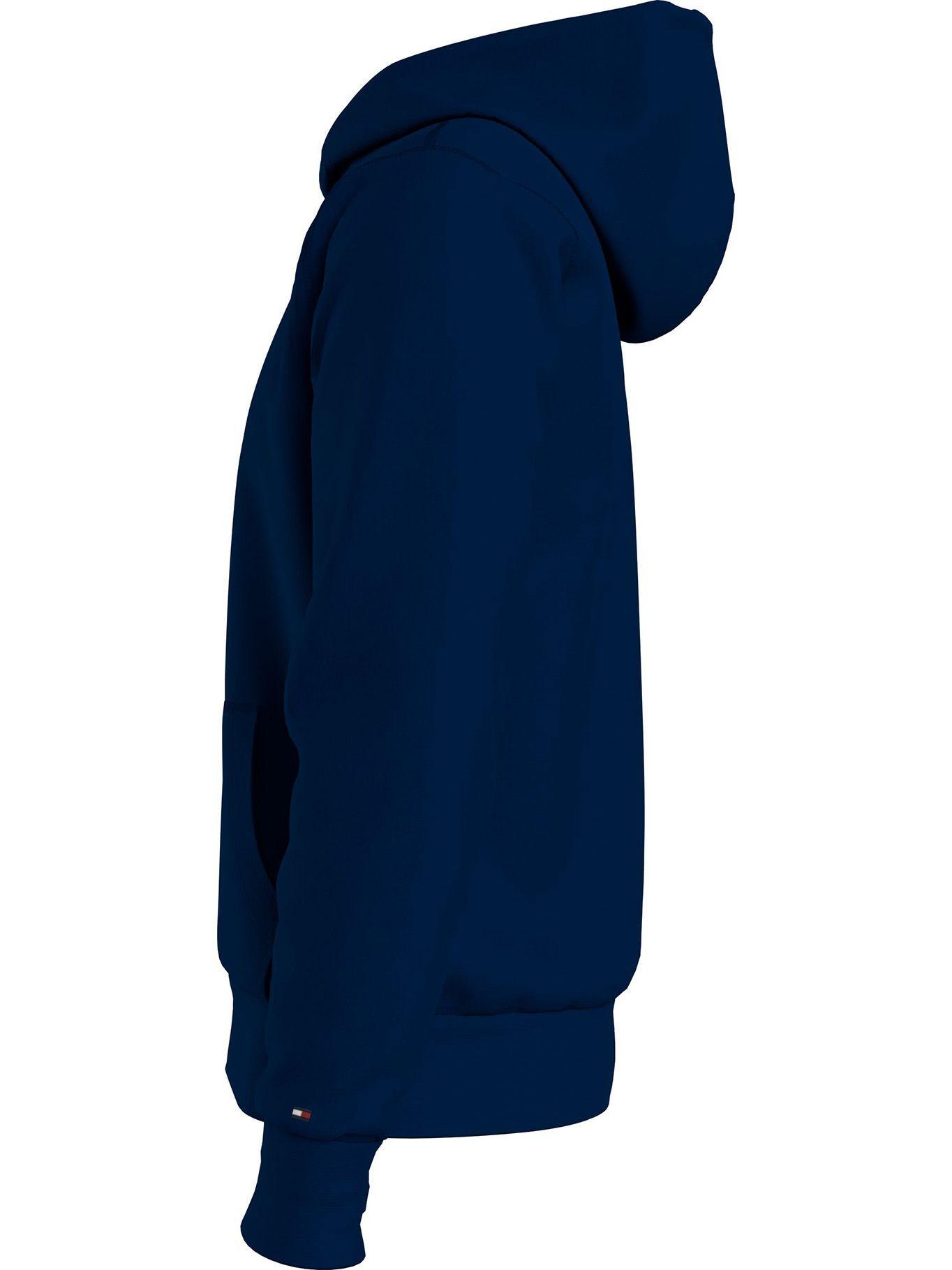 Polerón Hoodie Text Logo Azul Tommy Hilfiger-3