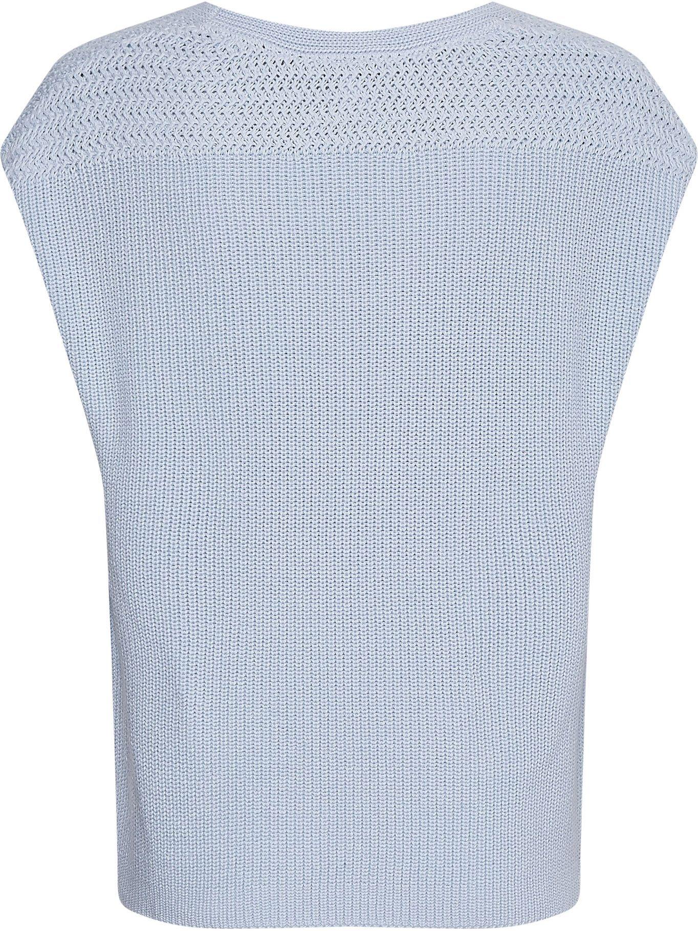 Sweater Vest Cotton Celeste Tommy Hilfiger JN2-1