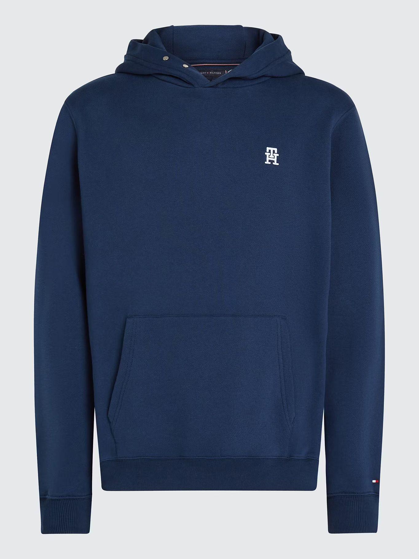 Polerón Hoodie Monograma Th Azul Tommy Hilfiger-4