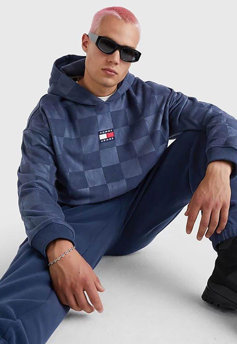 Polerón Hoodie Skater Checkerboard Azul Tommy Hilfiger-3