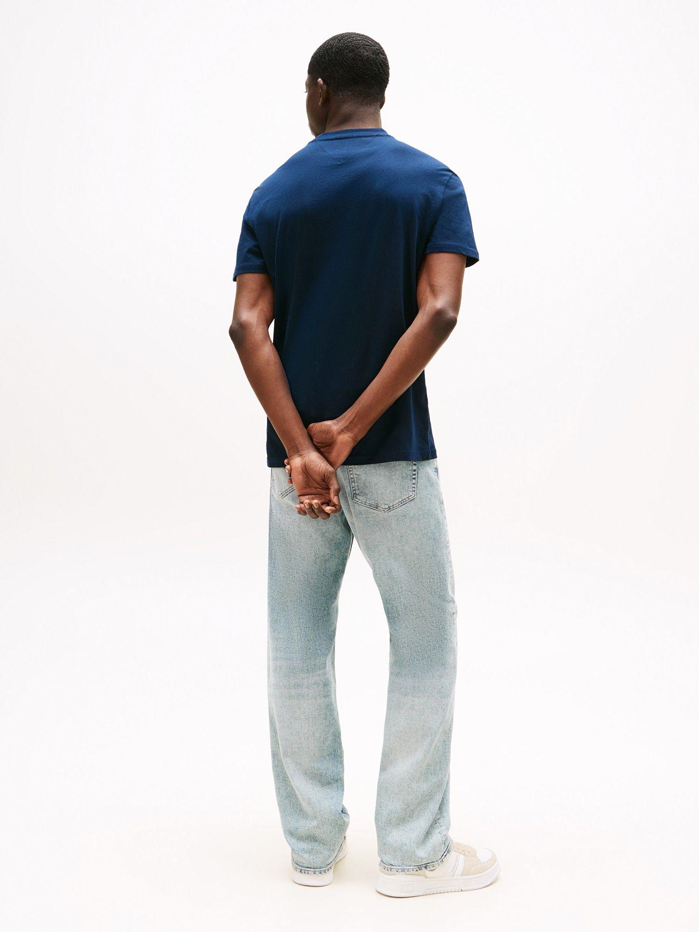 Polera Con Logo Distintivo Azul C1G Tommy Jeans-2