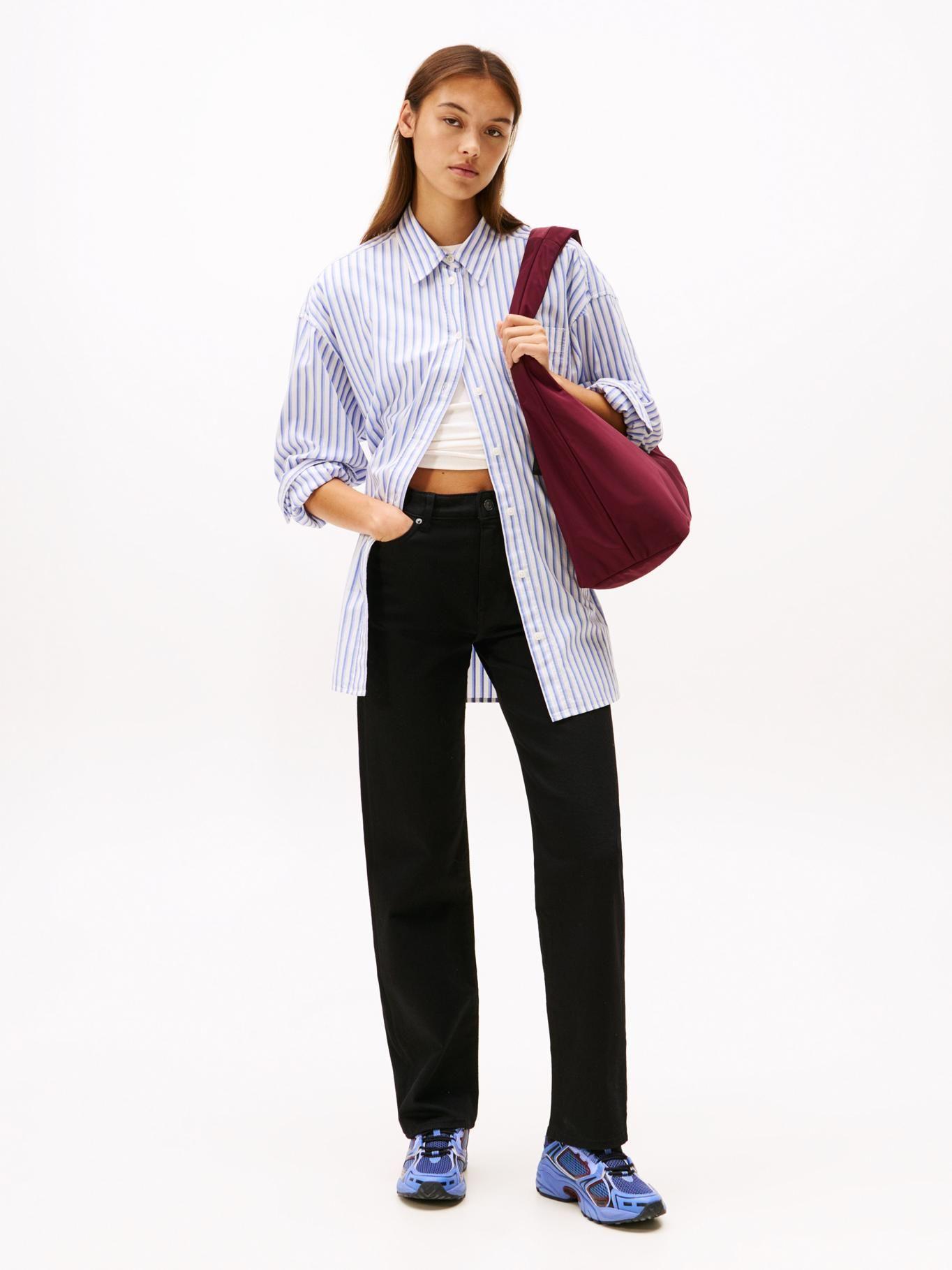 Jeans Kira Slim Fit Talle Medio Negro Tommy Jeans-0