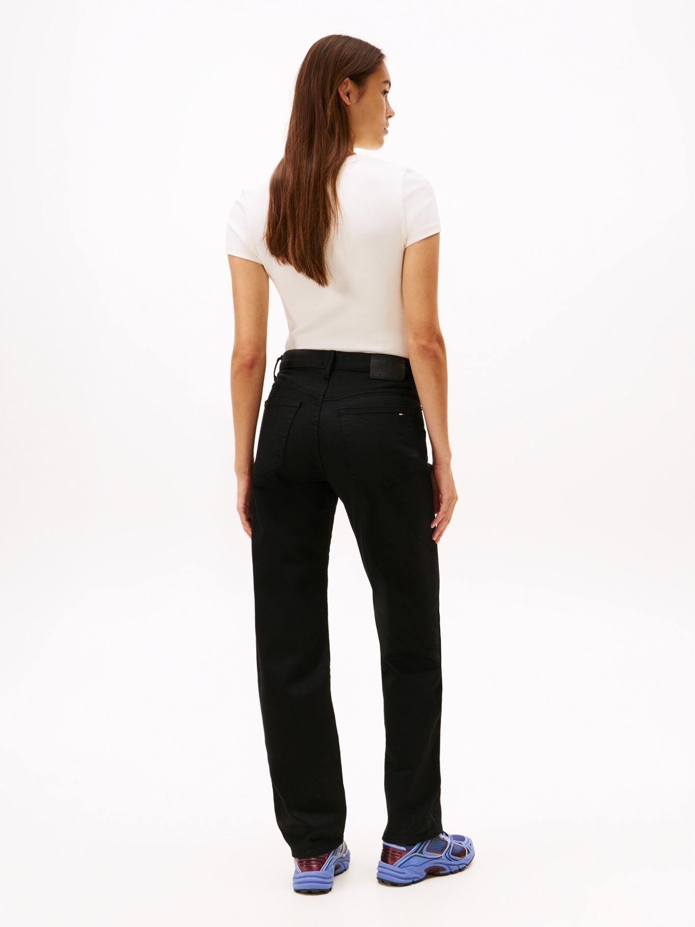 Jeans Kira Slim Fit Talle Medio Negro Tommy Jeans-2