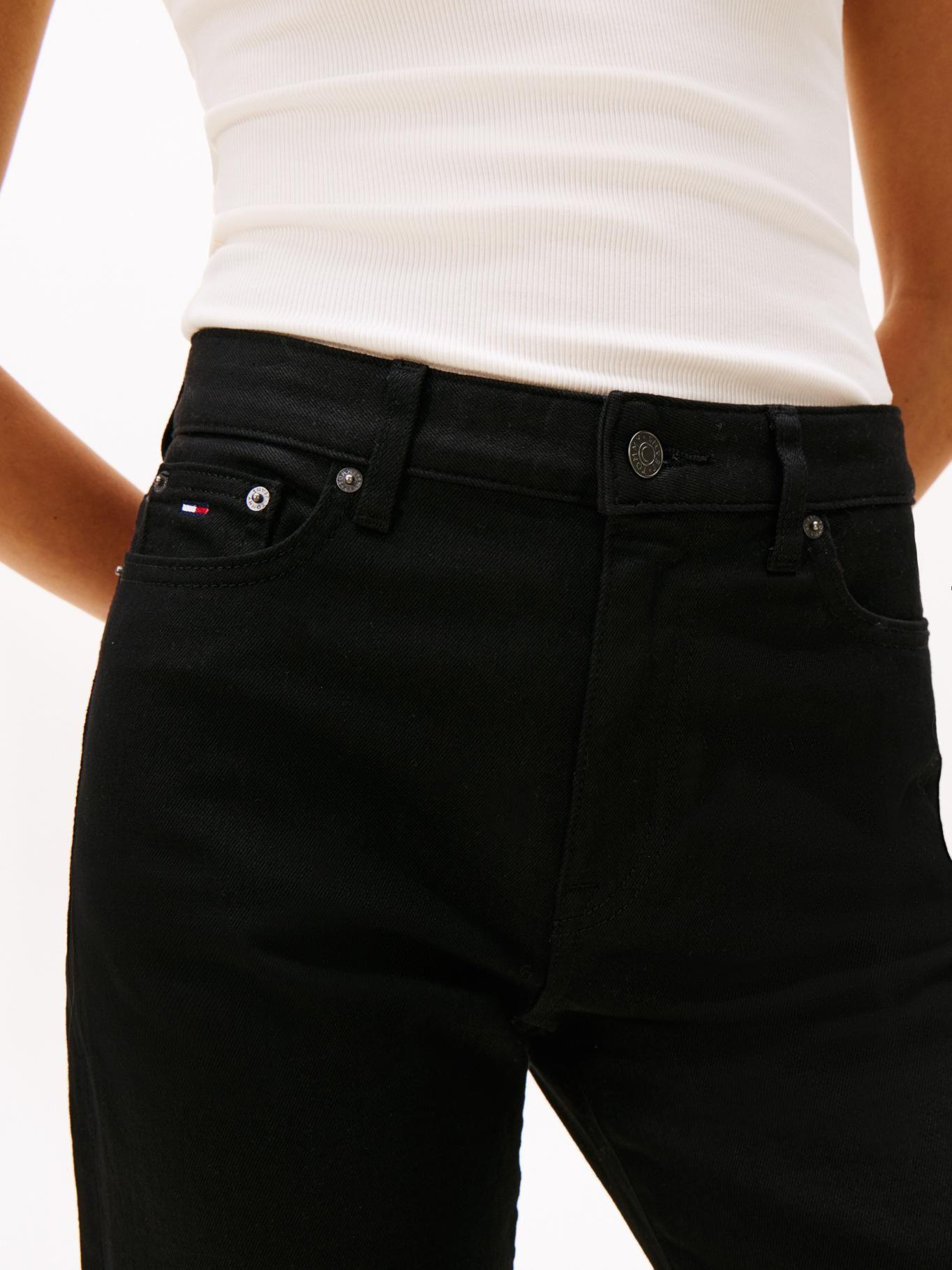 Jeans Kira Slim Fit Talle Medio Negro Tommy Jeans-3