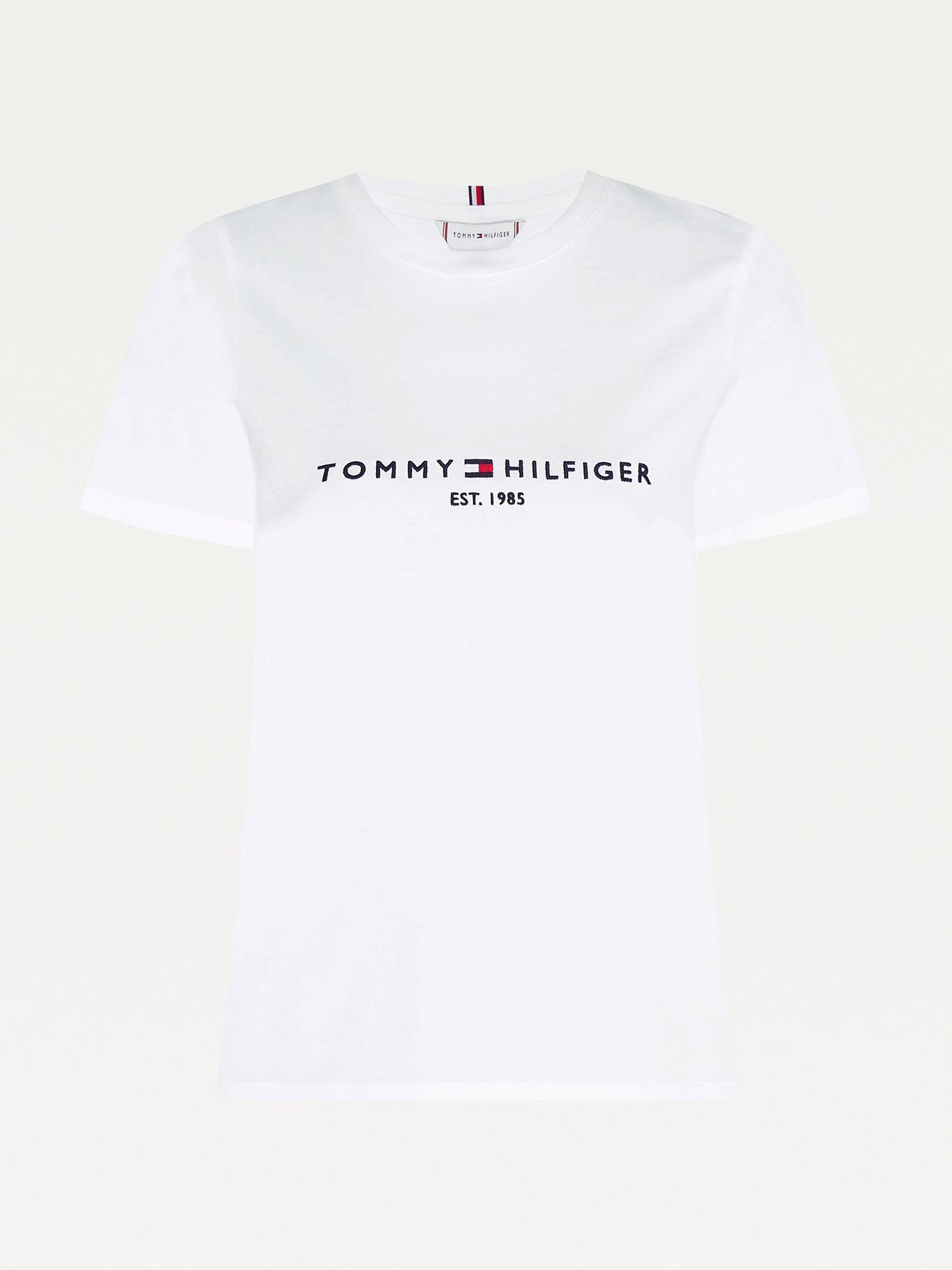 Polera Heritage Logo Bordado Blanco Tommy Hilfiger-3