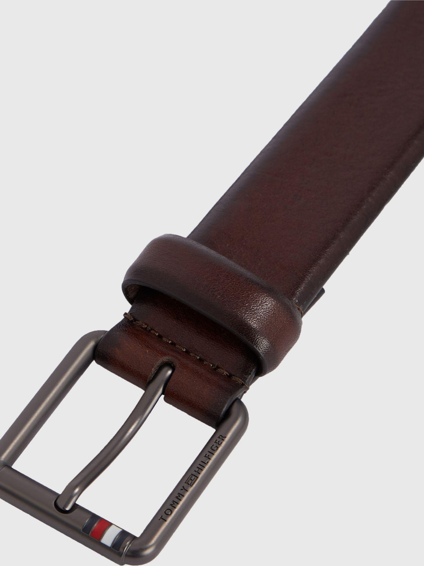 Cinturón Logo Buckle Café Tommy Hilfiger-2