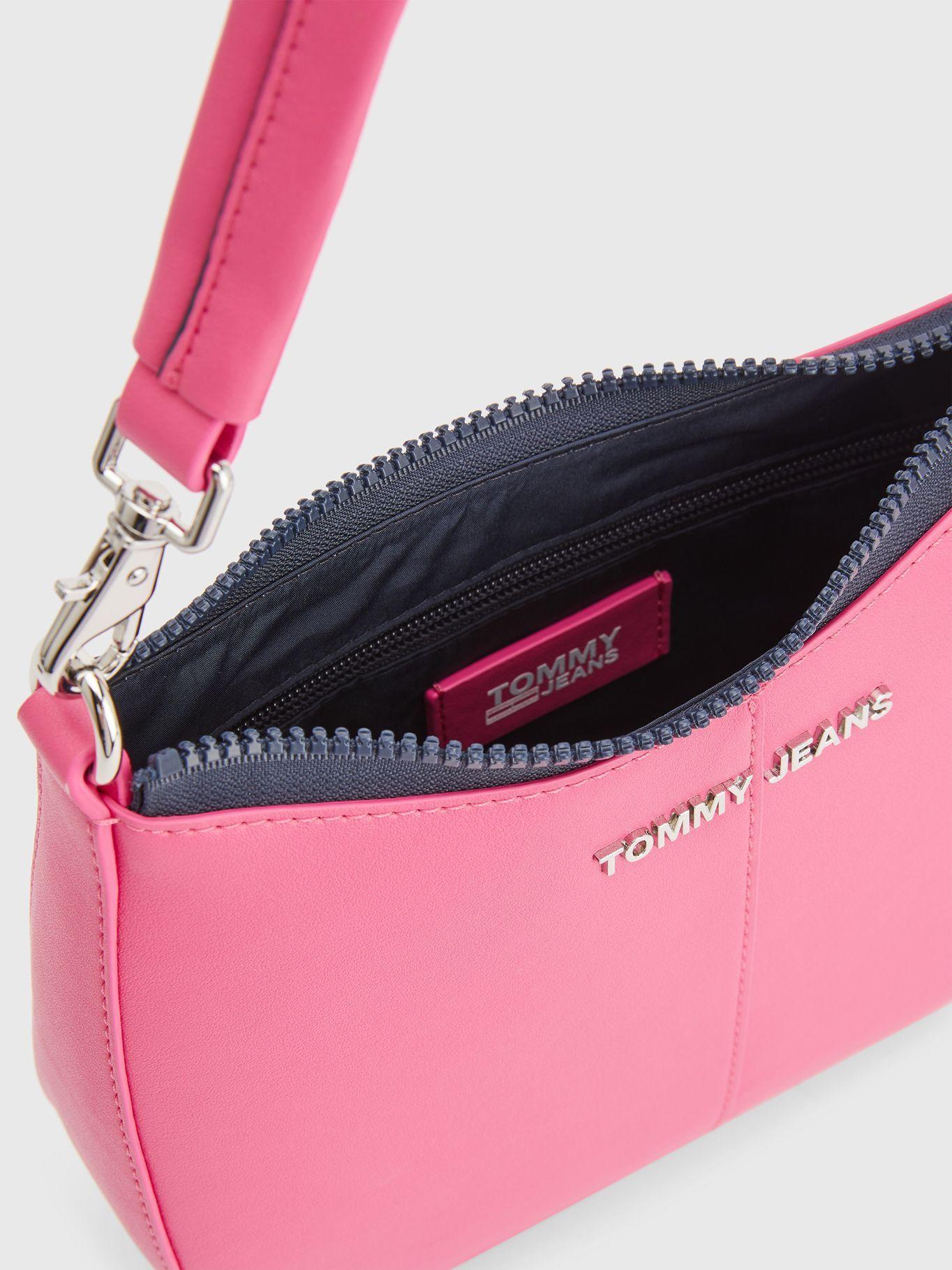 Bolso Femme Con Logo Metálico Rosado Tommy Hilfiger-3