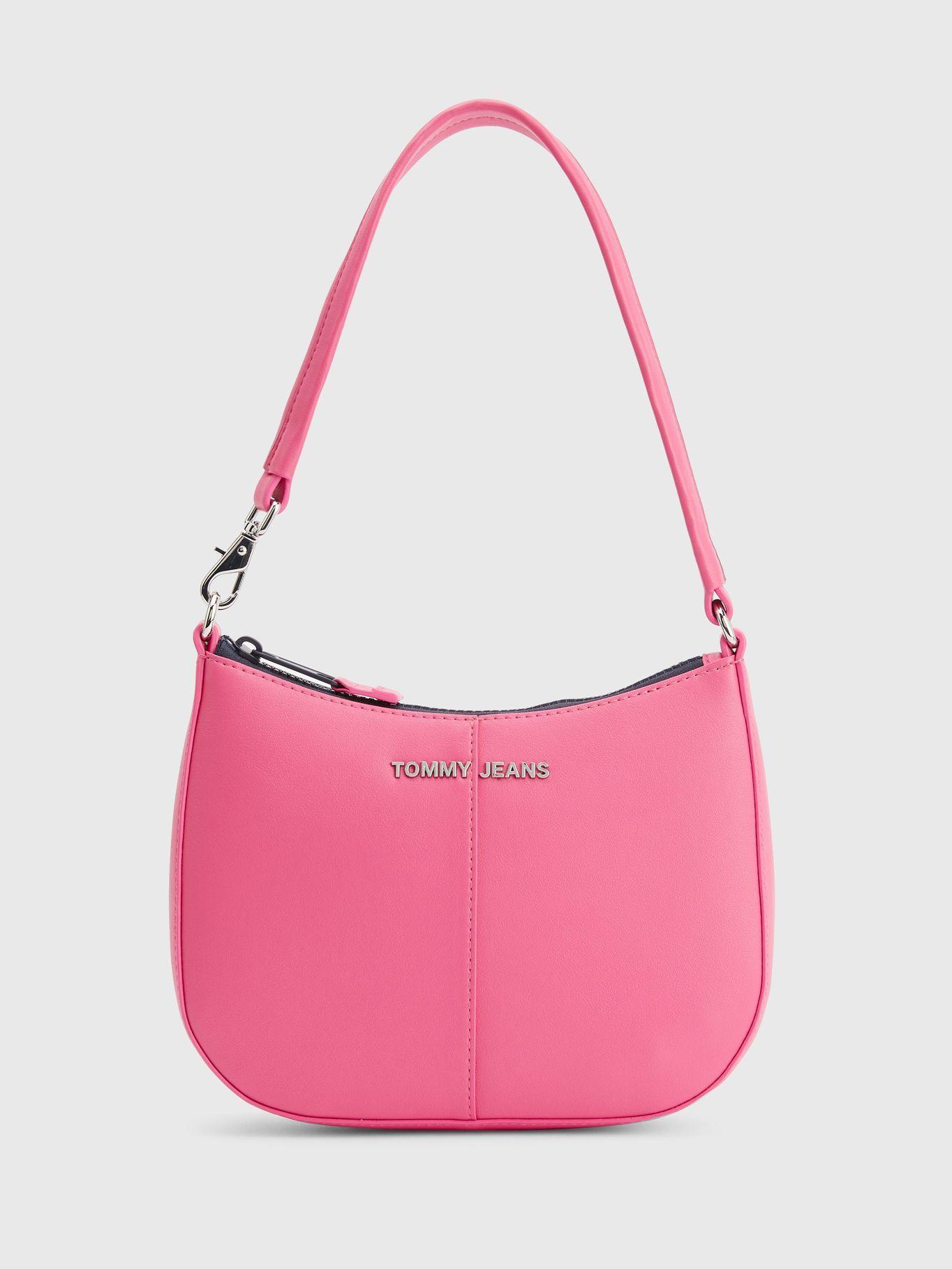 Bolso Femme Con Logo Metálico Rosado Tommy Hilfiger-0