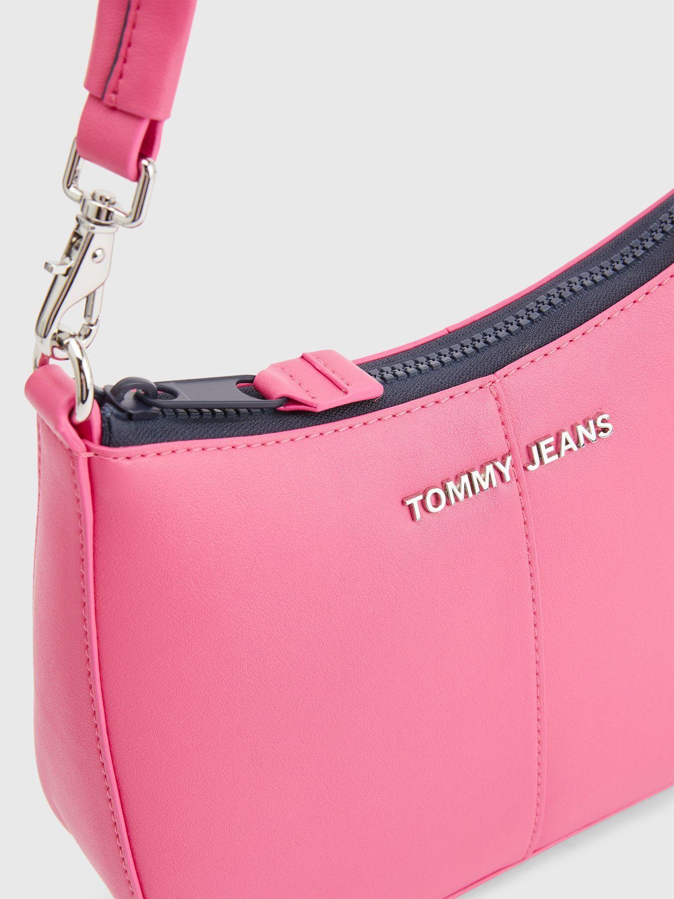 Bolso Femme Con Logo Metálico Rosado Tommy Hilfiger-2