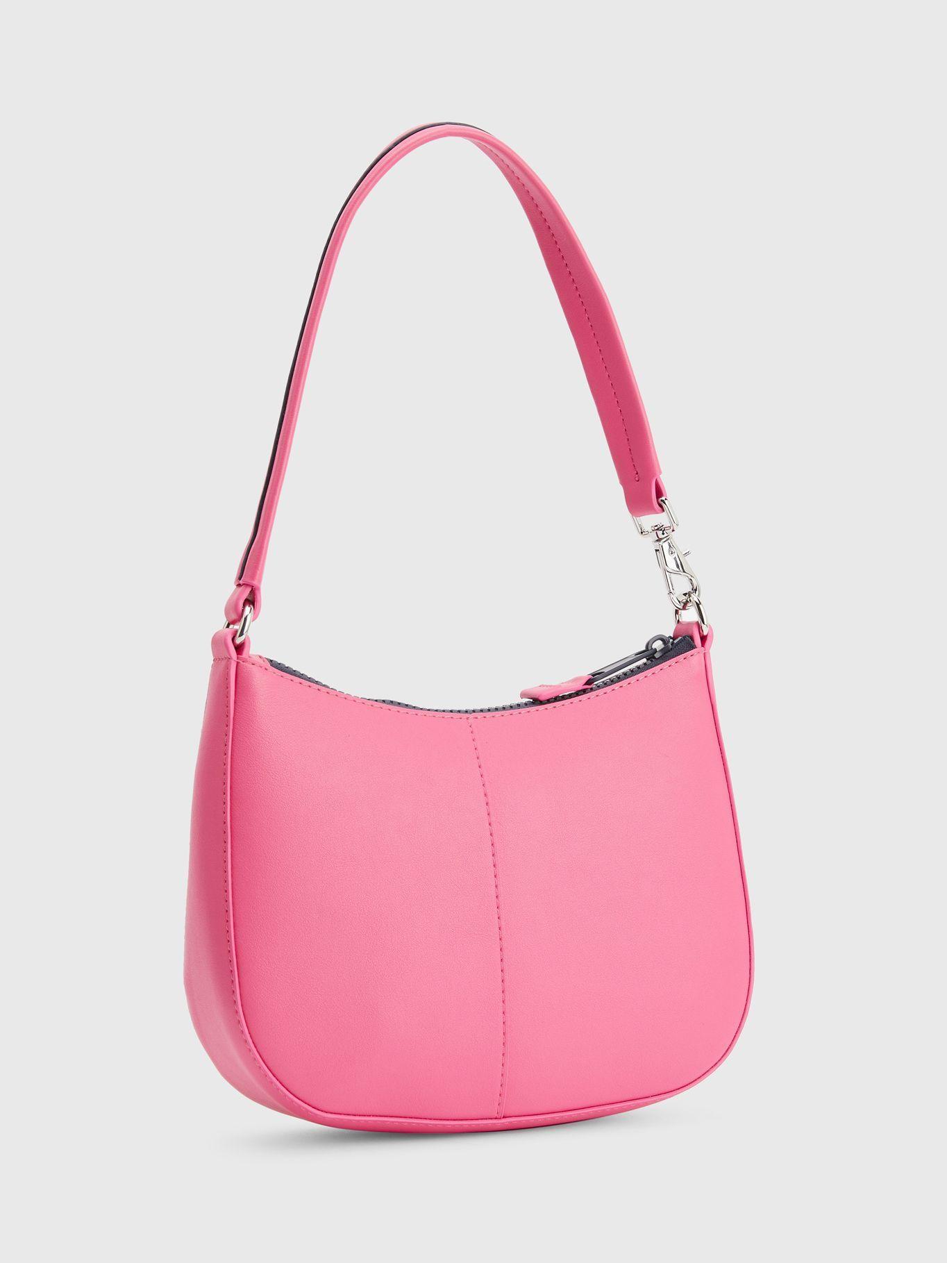 Bolso Femme Con Logo Metálico Rosado Tommy Hilfiger-1