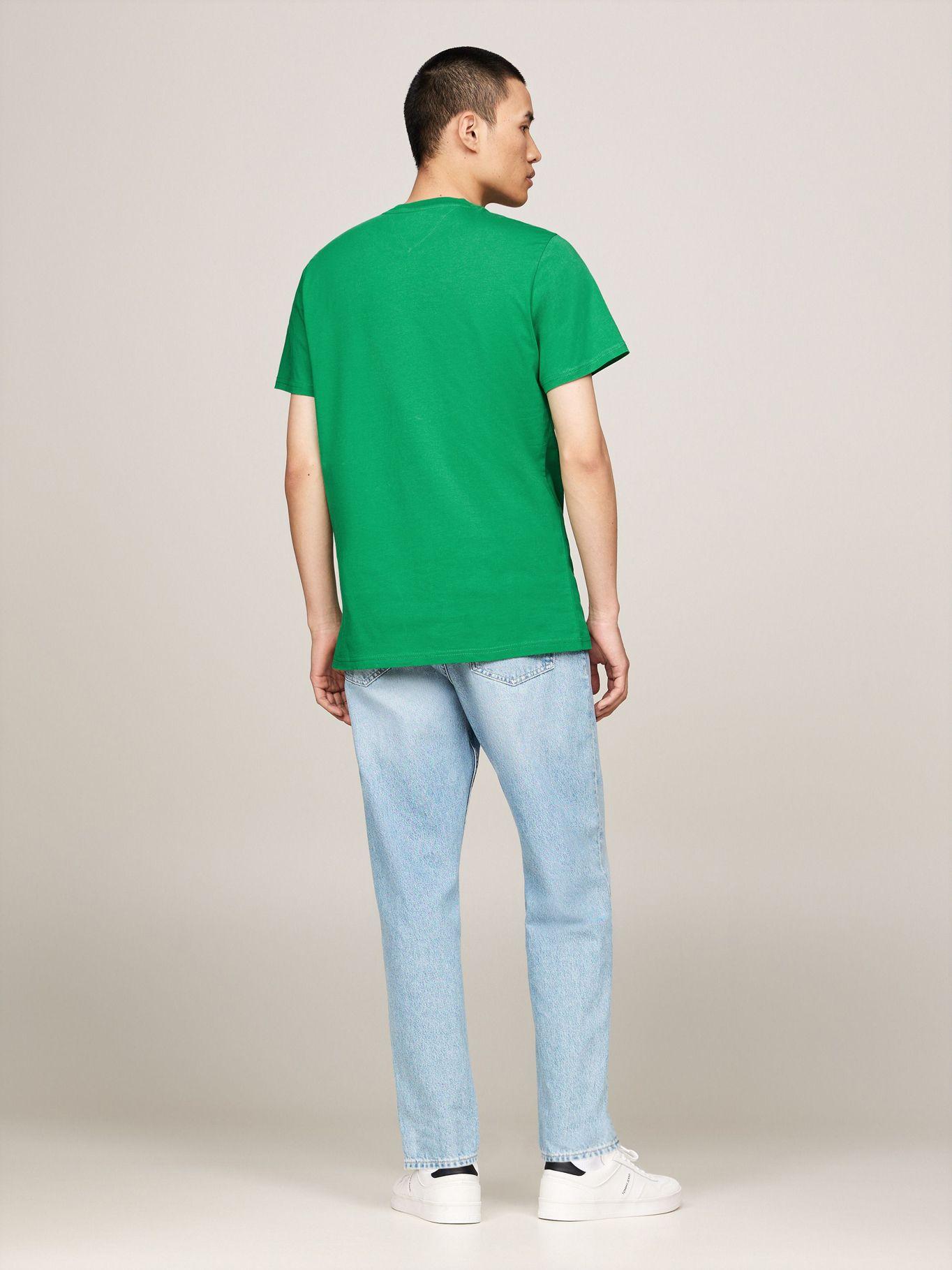 Polera Essential Con Logo Verde Tommy Jeans-2