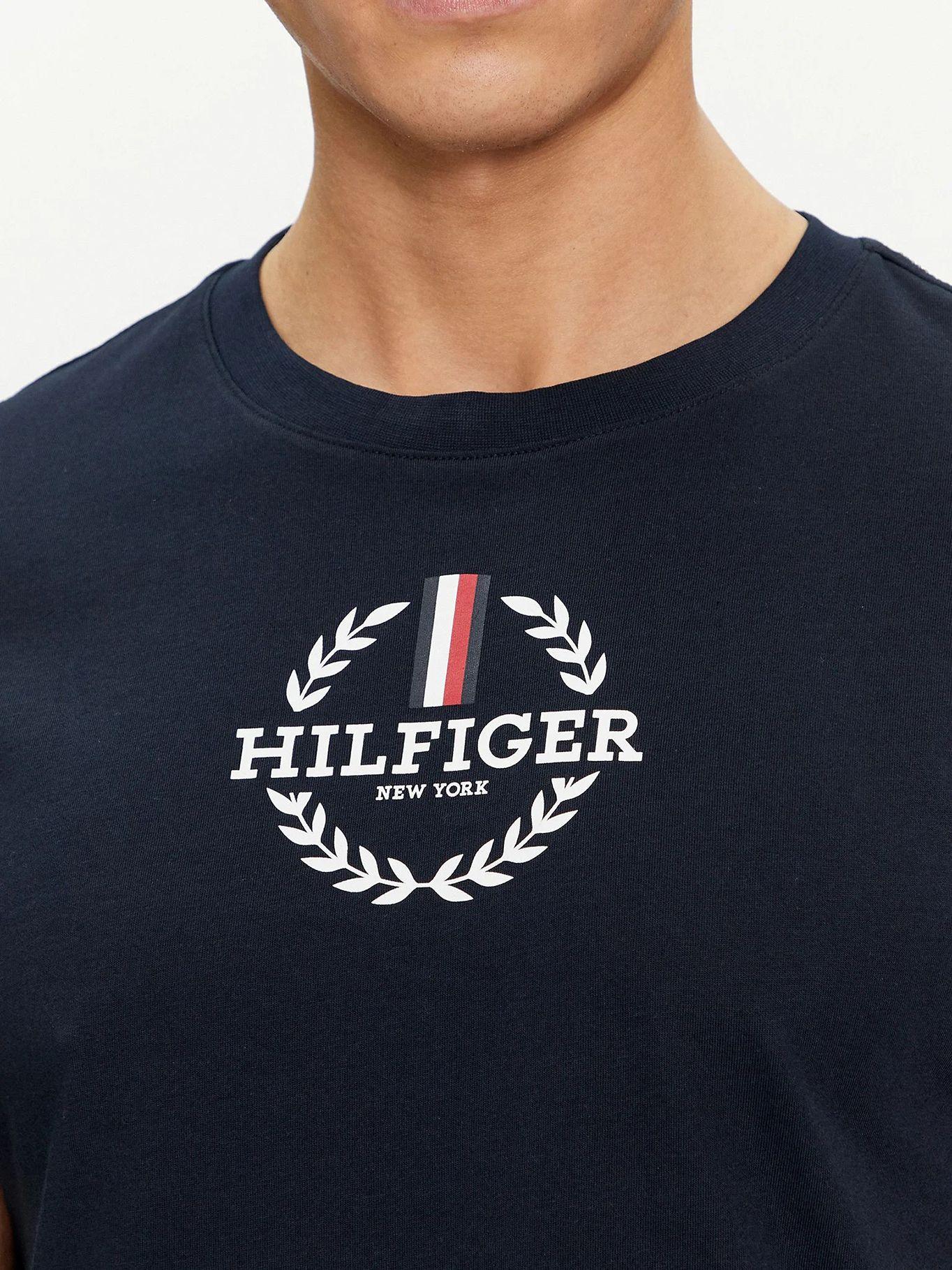 Polera Global Stripe Slim Fit Azul Tommy Hilfiger-3