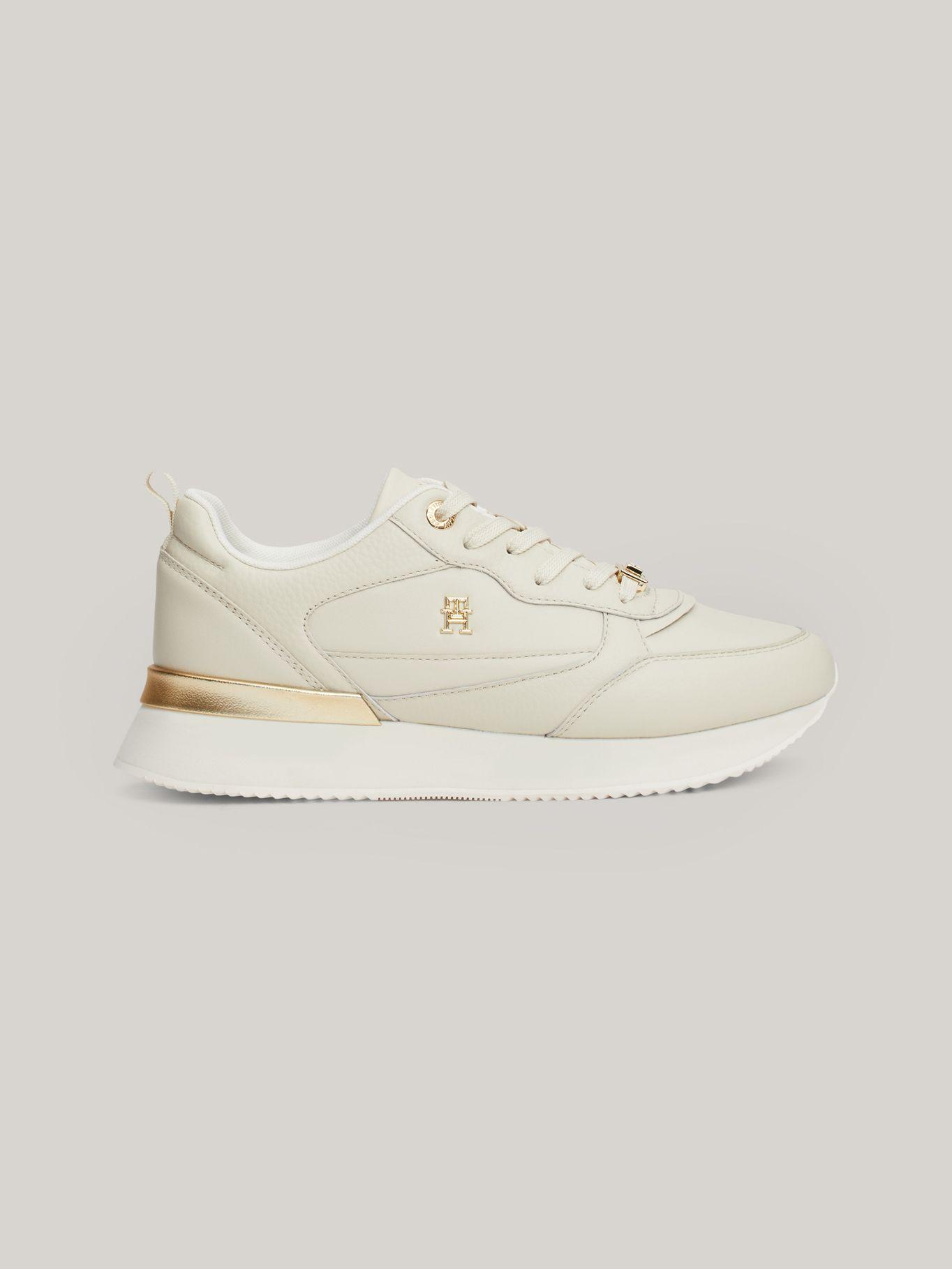 Zapatillas Feminine Running Cuero Beige Tommy Hilfiger-4
