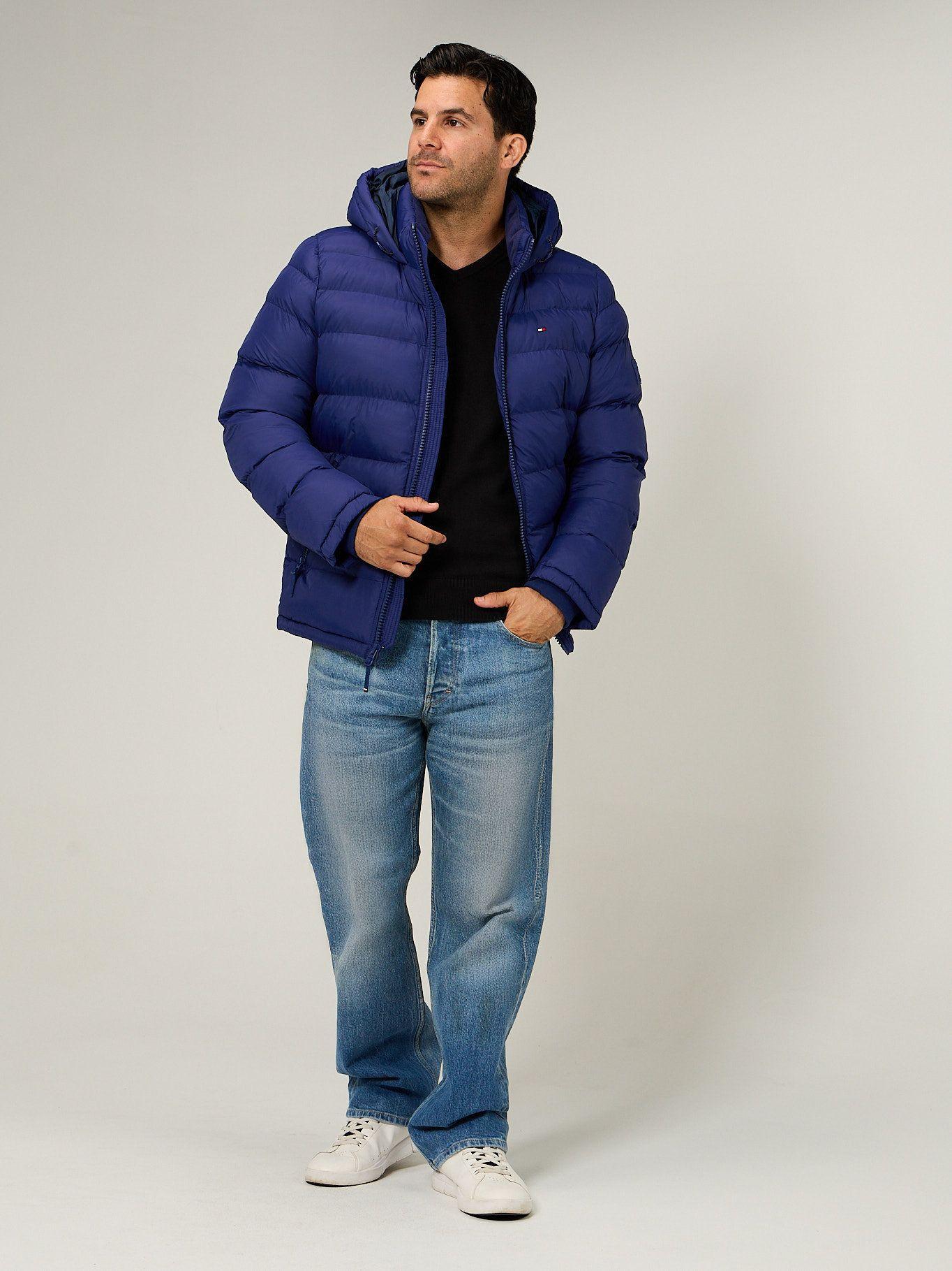 Parka Acolchada Y Gorro Azul Tommy Hilfiger-1