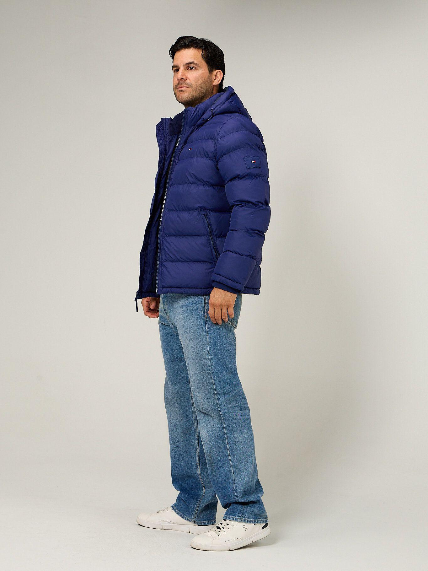 Parka Acolchada Y Gorro Azul Tommy Hilfiger-3
