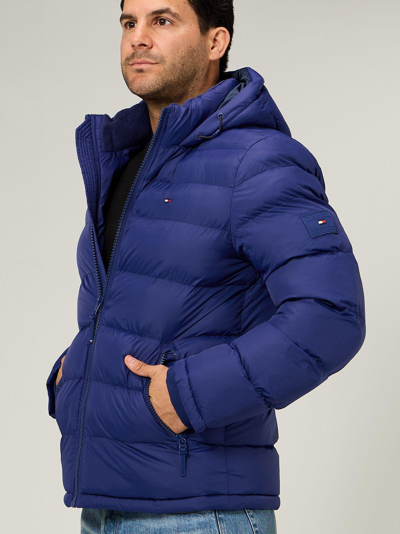 Parka Acolchada Y Gorro Azul Tommy Hilfiger-4