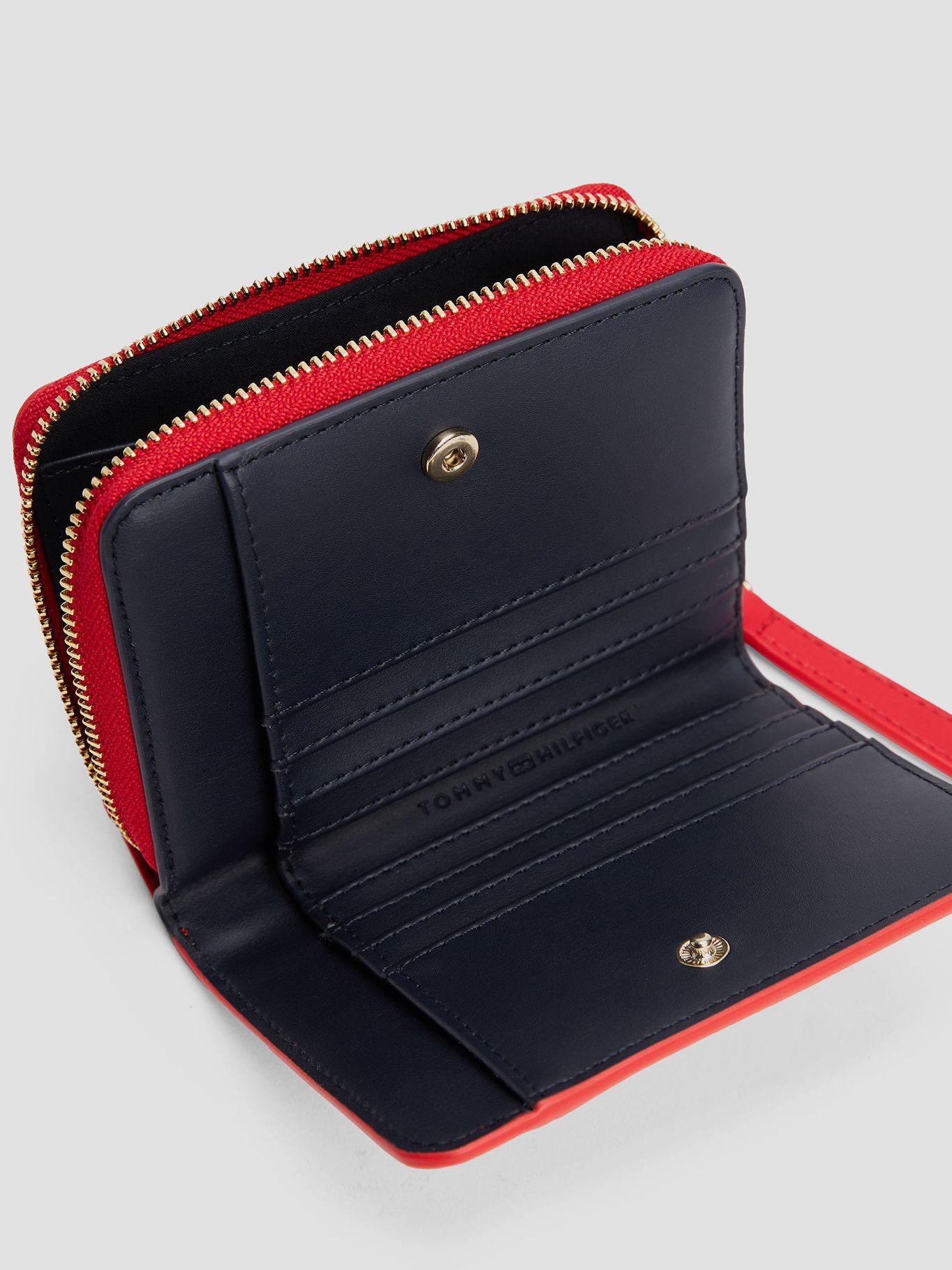 Billetera Con Cierre Logo Monogram Rojo Tommy Hilfiger-2