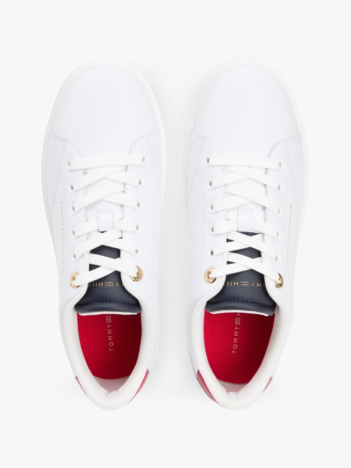 Zapatillas De Cuero Con Logo Metalizado-2