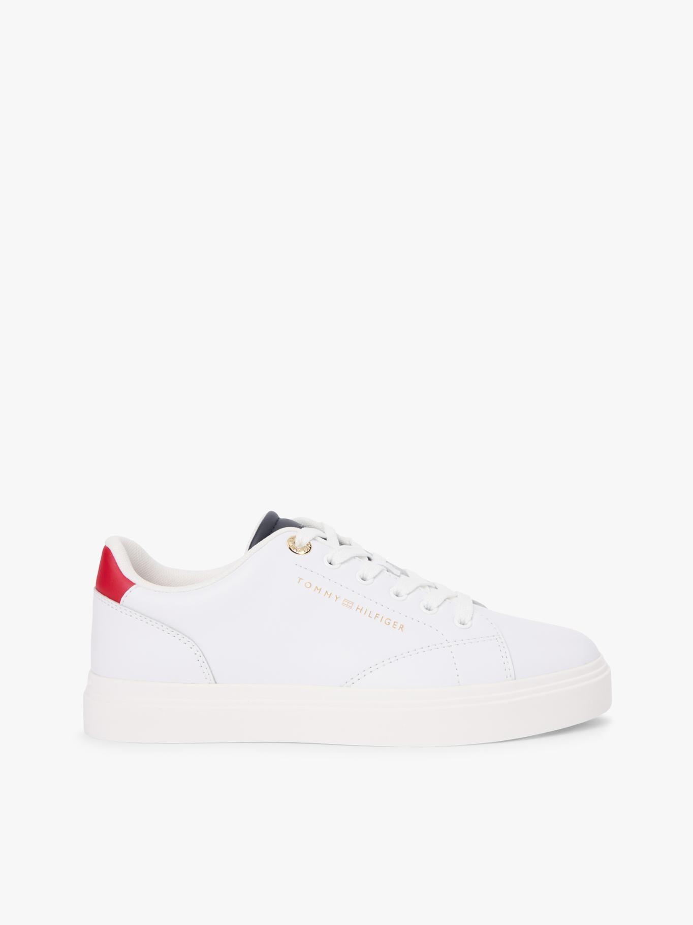 Zapatillas De Cuero Con Logo Metalizado-4