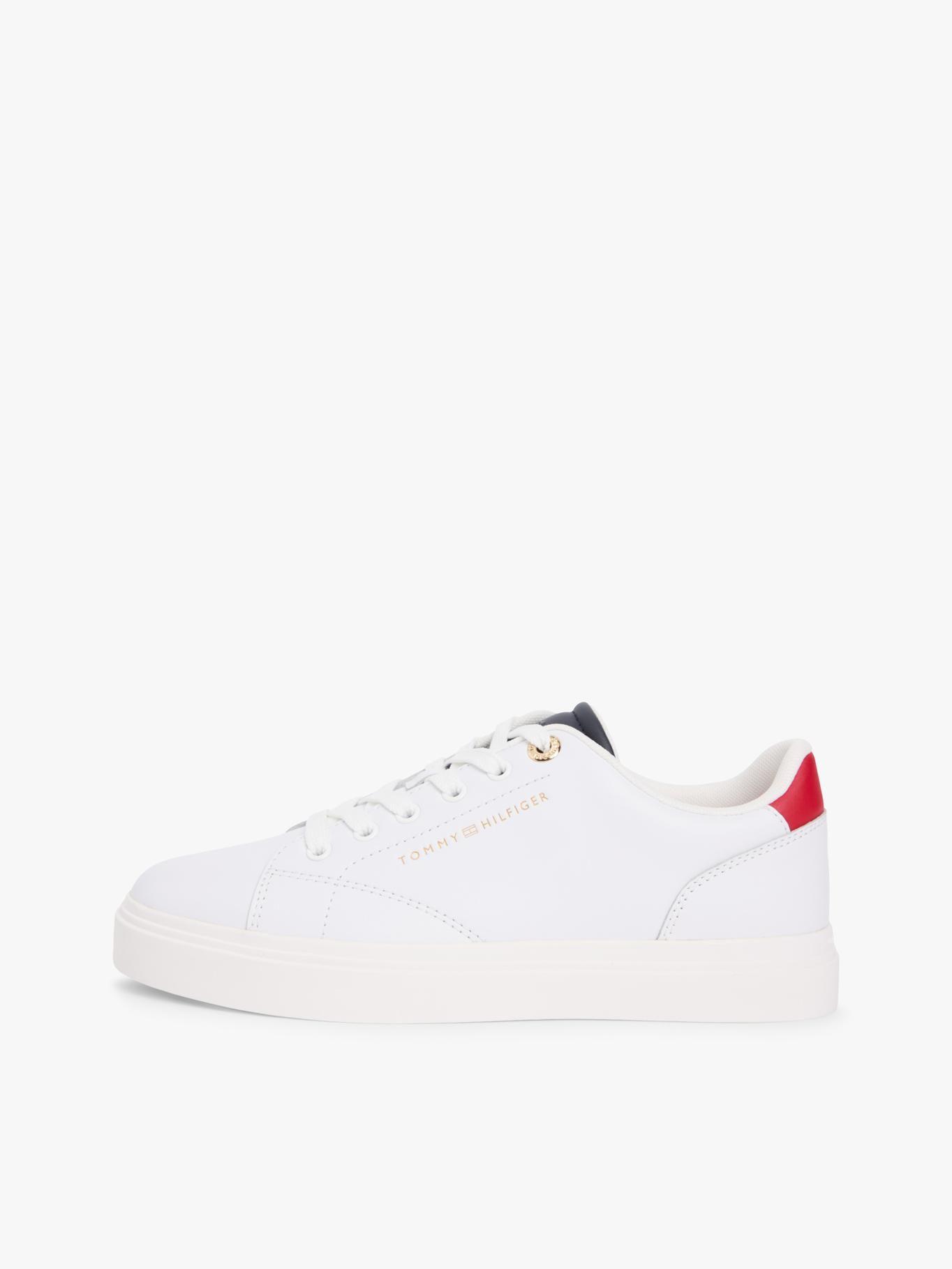 Zapatillas De Cuero Con Logo Metalizado-5