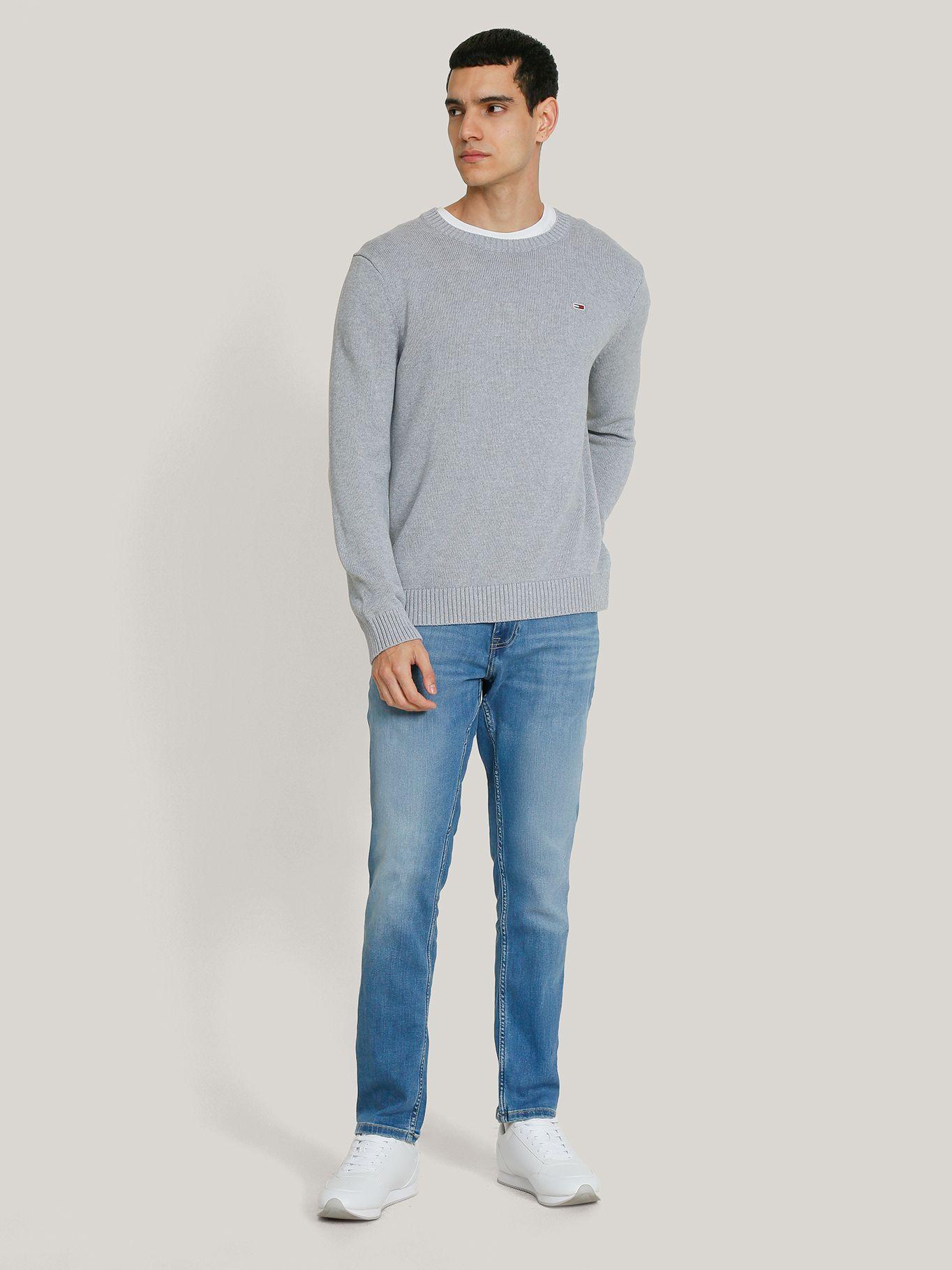 Sweater Essential Slim Fit Gris Tommy Jeans-1