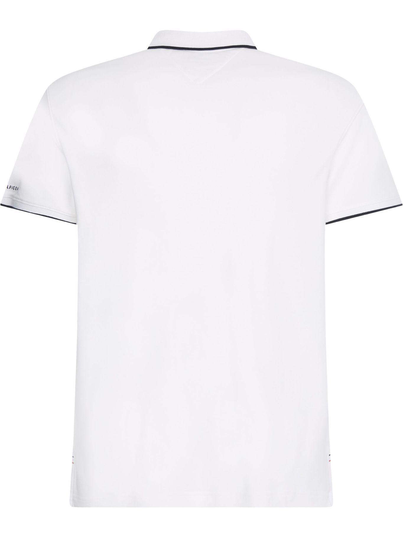 Polo Regular Fit A Contraste Blanco Tommy Hilfiger-1
