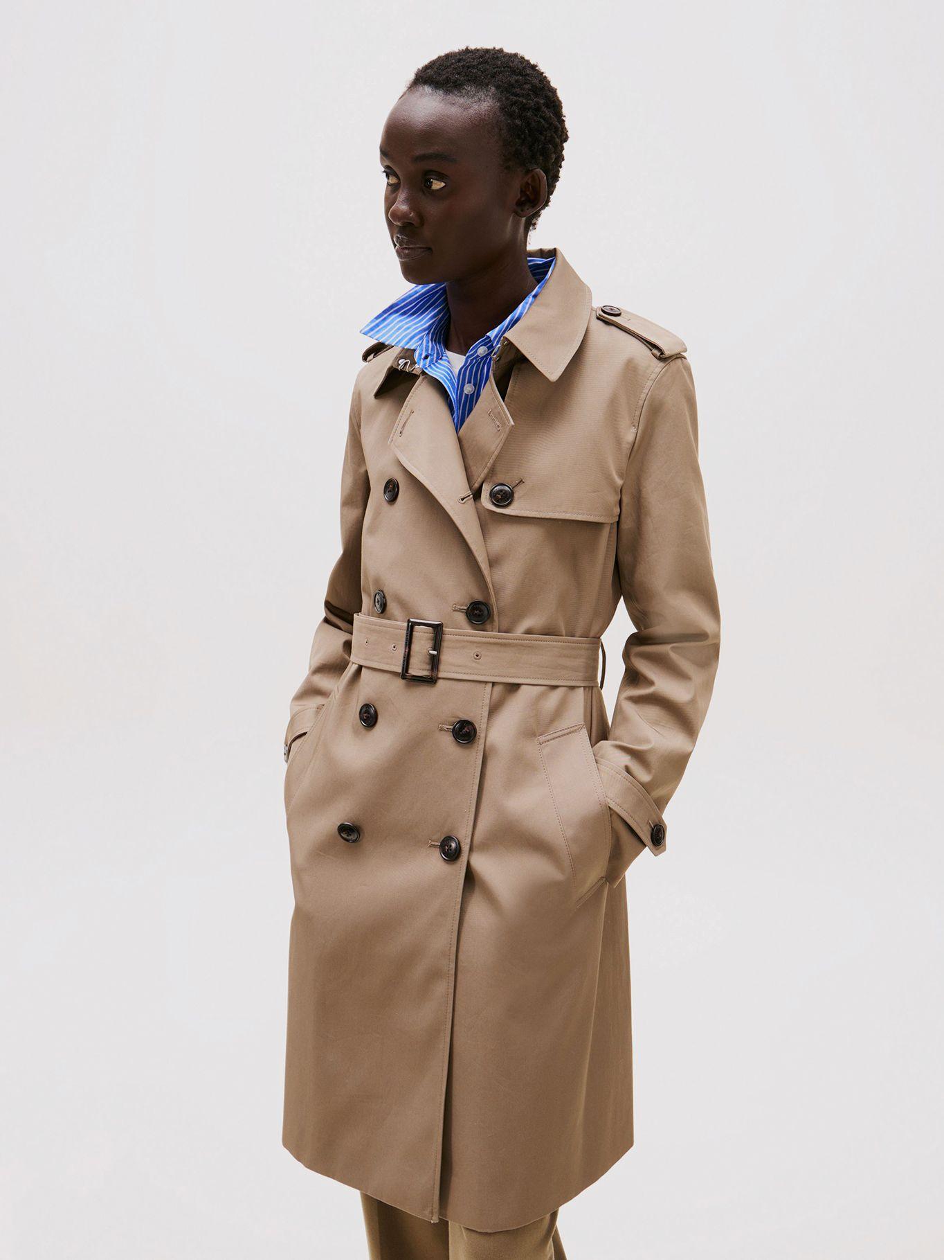 Trench Cotton Slim Fit Café Tommy Hilfiger-0