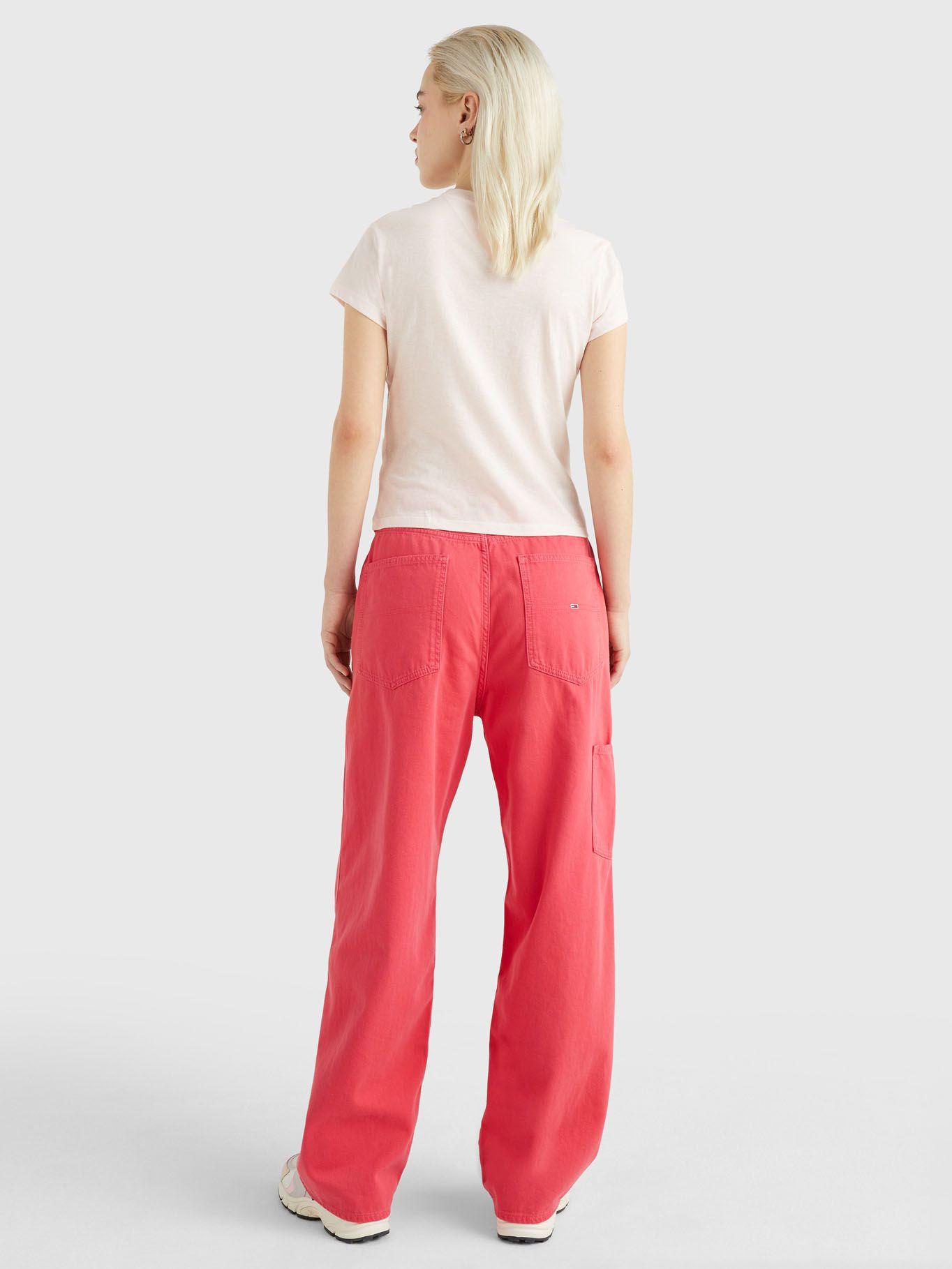 Polera Essential Logo Rosado Tommy Jeans-2
