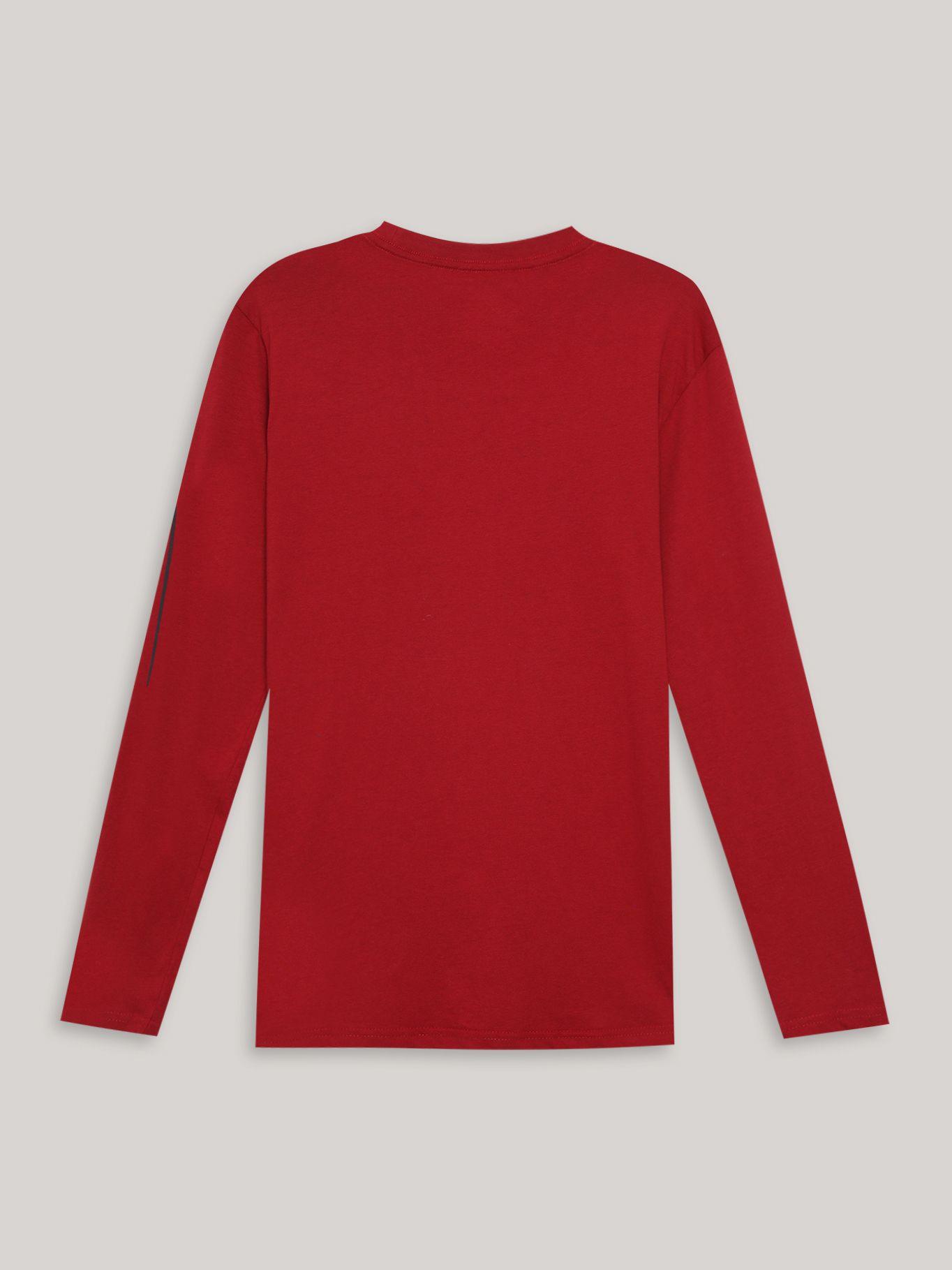 Polera De Niño Con Logo Script Rojo Tommy Hilfiger-1