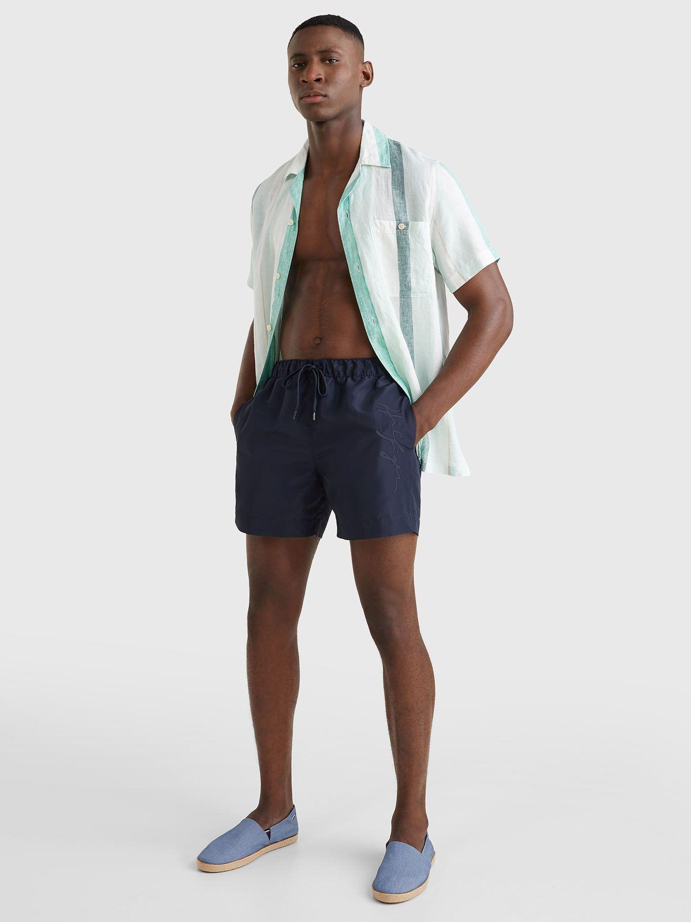 Traje De Baño Medium Azul Tommy Hilfiger JN2-2