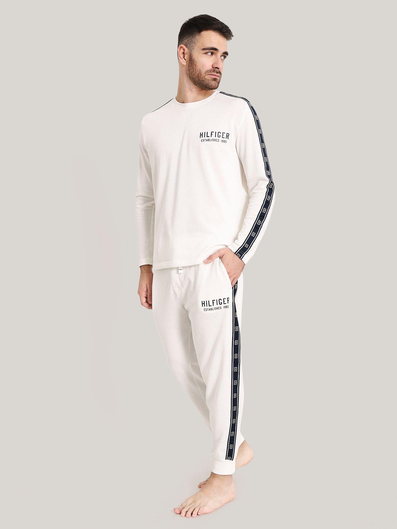 Pantalón Pijama Con Logo Blanco Tommy Hilfiger-1