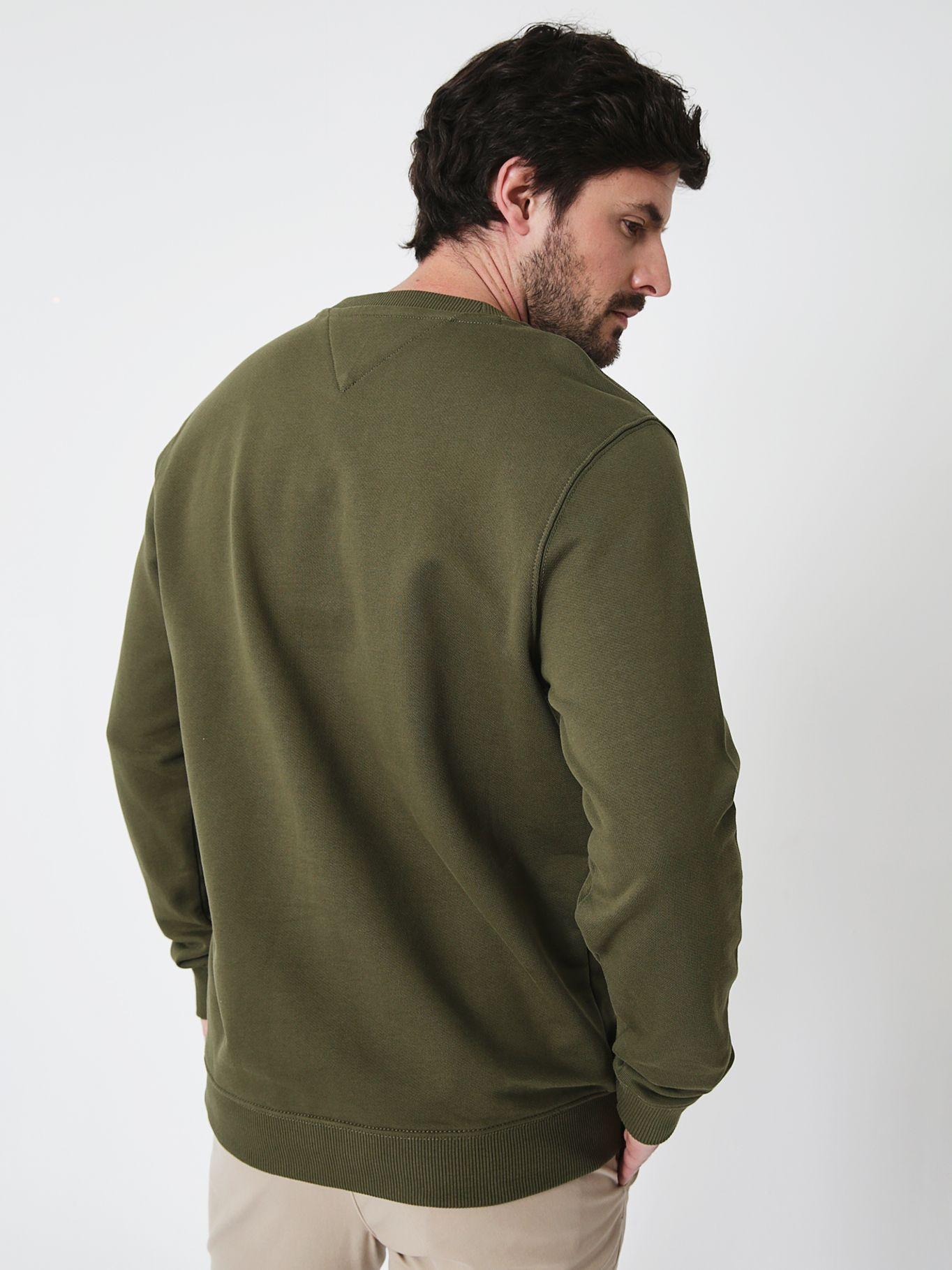 Polerón Entry Graphic Logo Verde Tommy Hilfiger-1