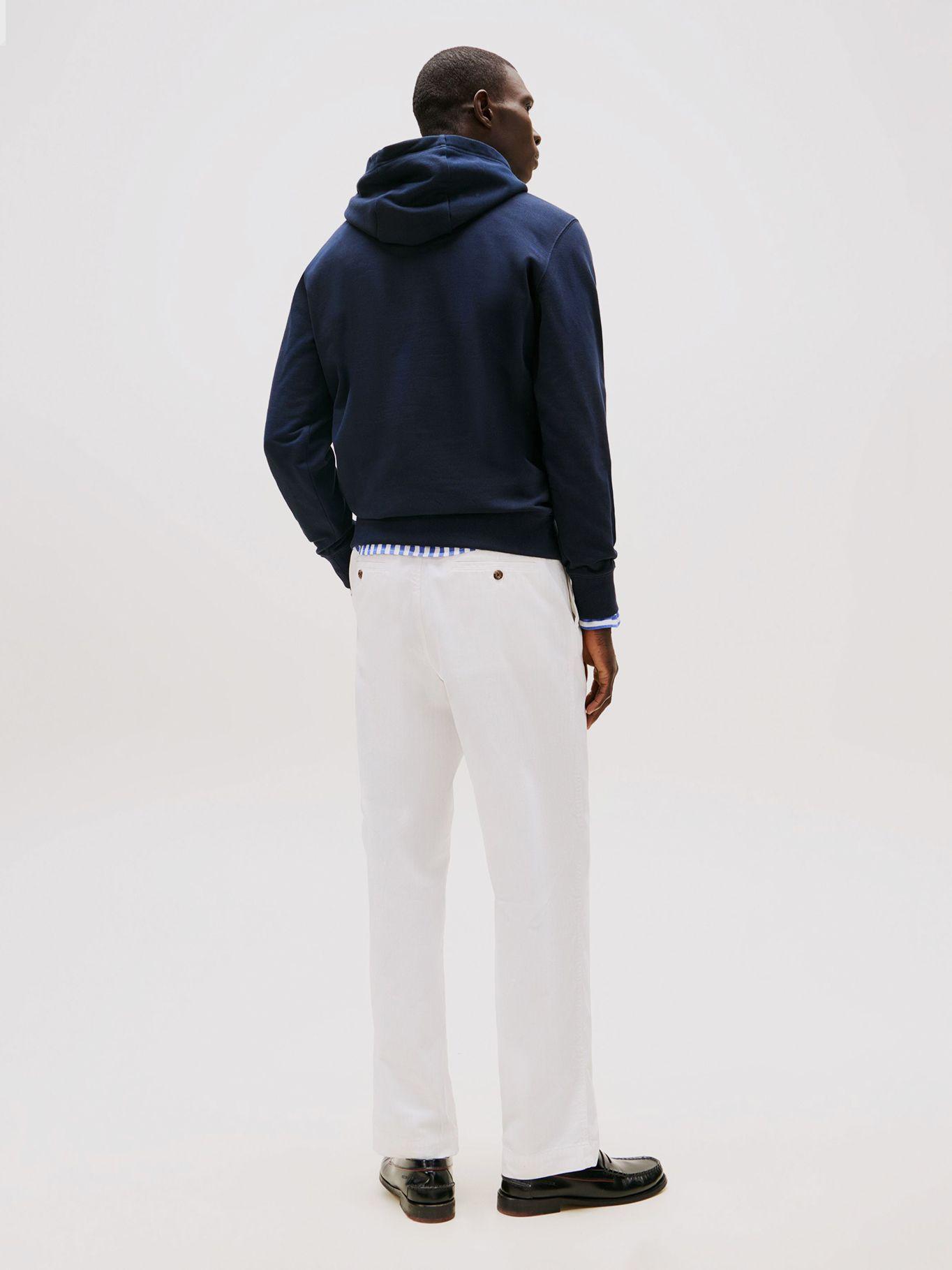 Polerón Hoodie Center DW5 Logo Azul Tommy Hilfiger-2