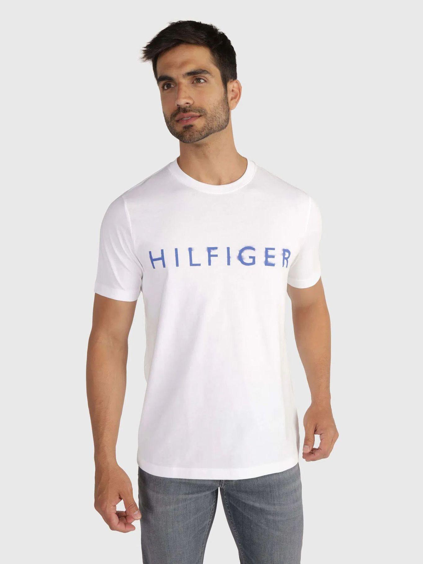 Polera Ink Logo Blanco Tommy Hilfiger-0