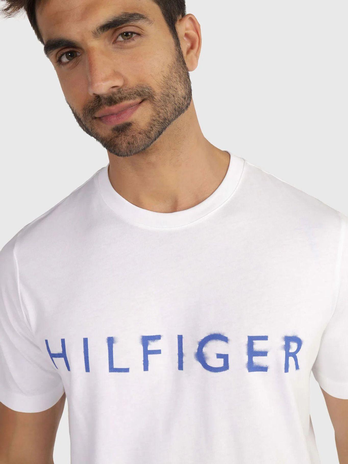 Polera Ink Logo Blanco Tommy Hilfiger-3