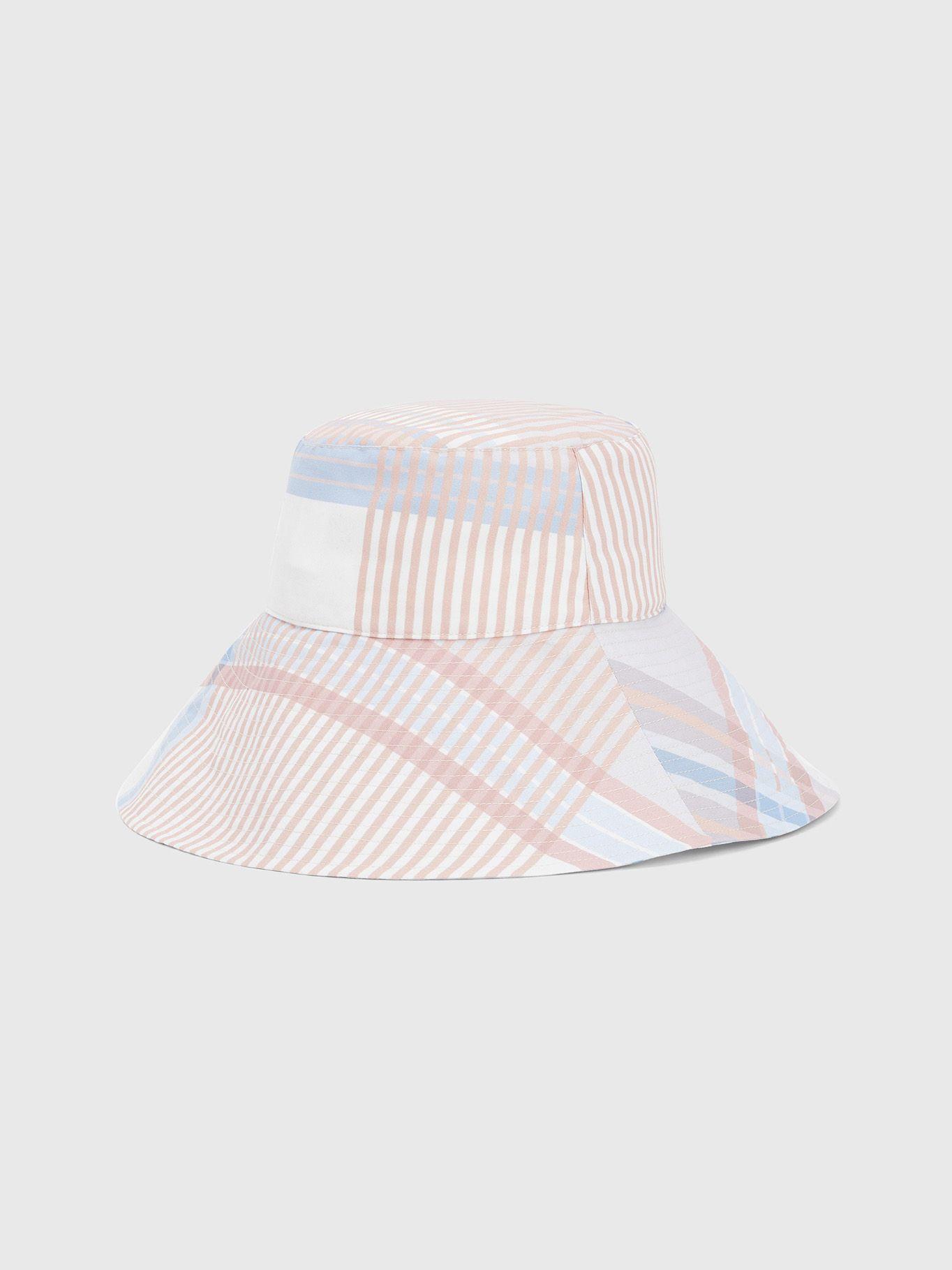 Sombrero Iconic Con Ala Oversize Rosado Tommy Hilfiger-1