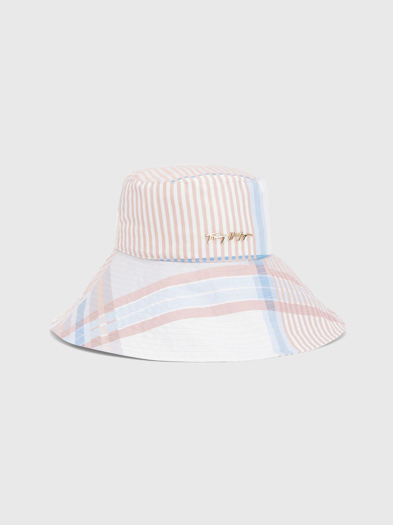 Sombrero Iconic Con Ala Oversize Rosado Tommy Hilfiger-0
