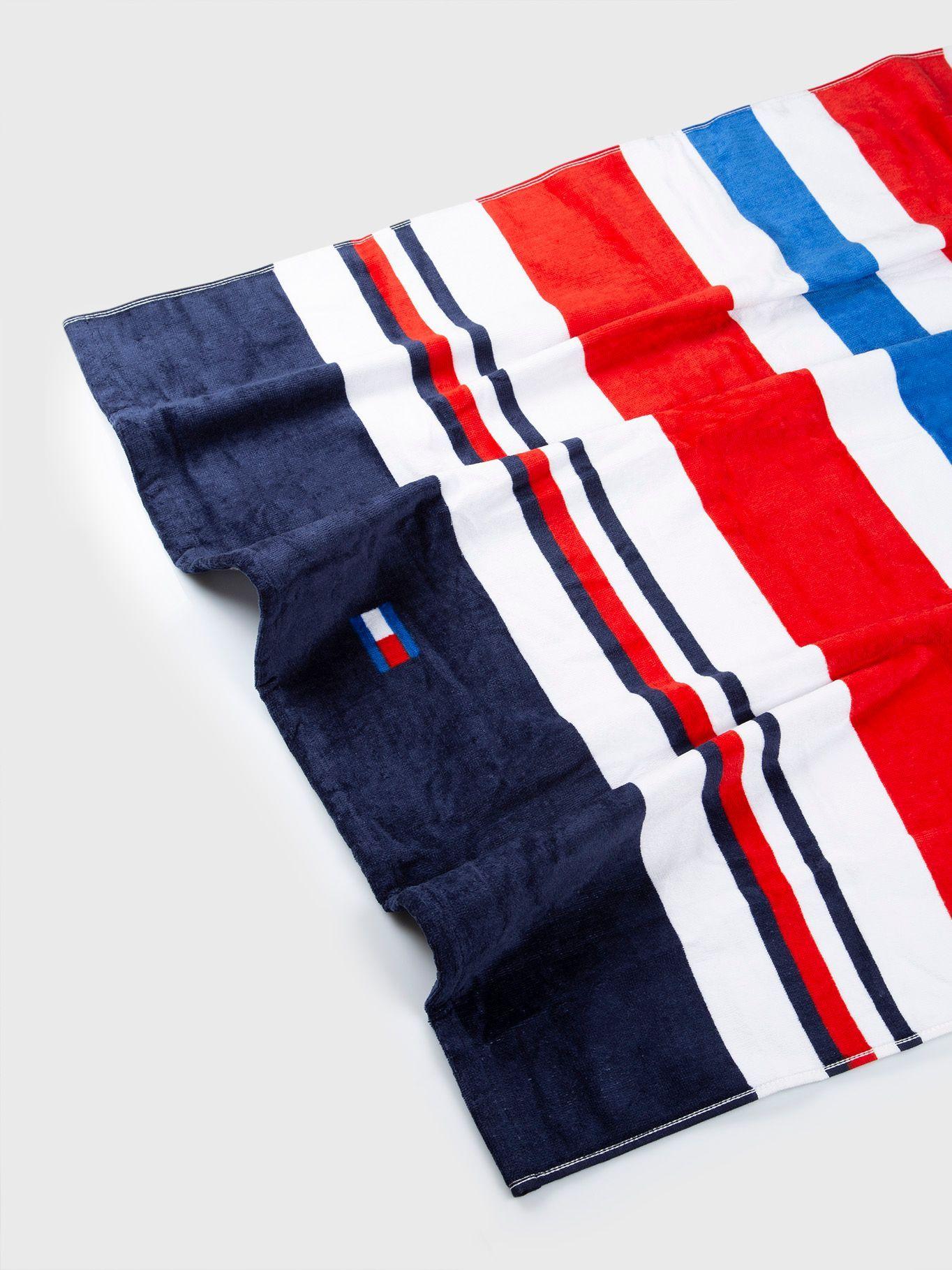 Toalla De Playa Stripe Rojo Tommy Hilfiger MY2-2