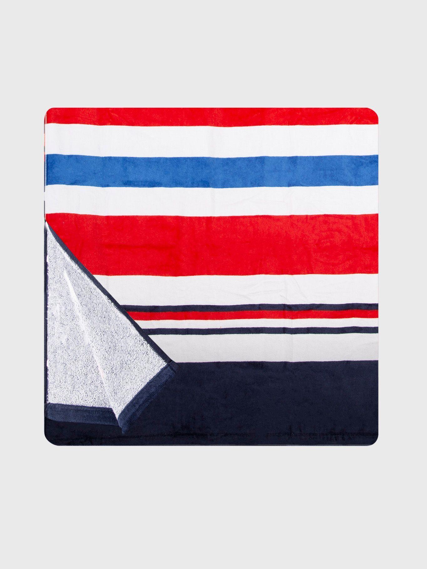 Toalla De Playa Stripe Rojo Tommy Hilfiger MY2-1