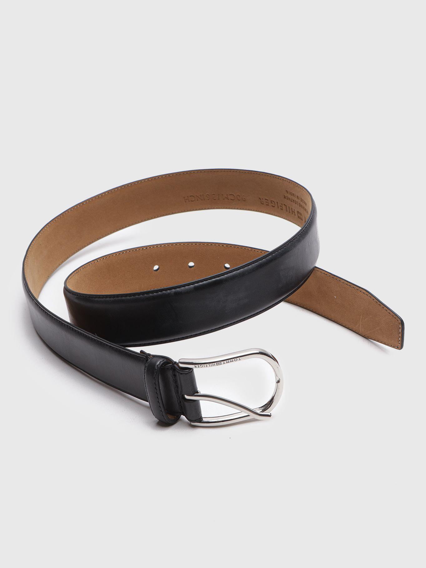 Cinturón De Cuero Business Lux 3.5 Negro Tommy Hilfiger-1