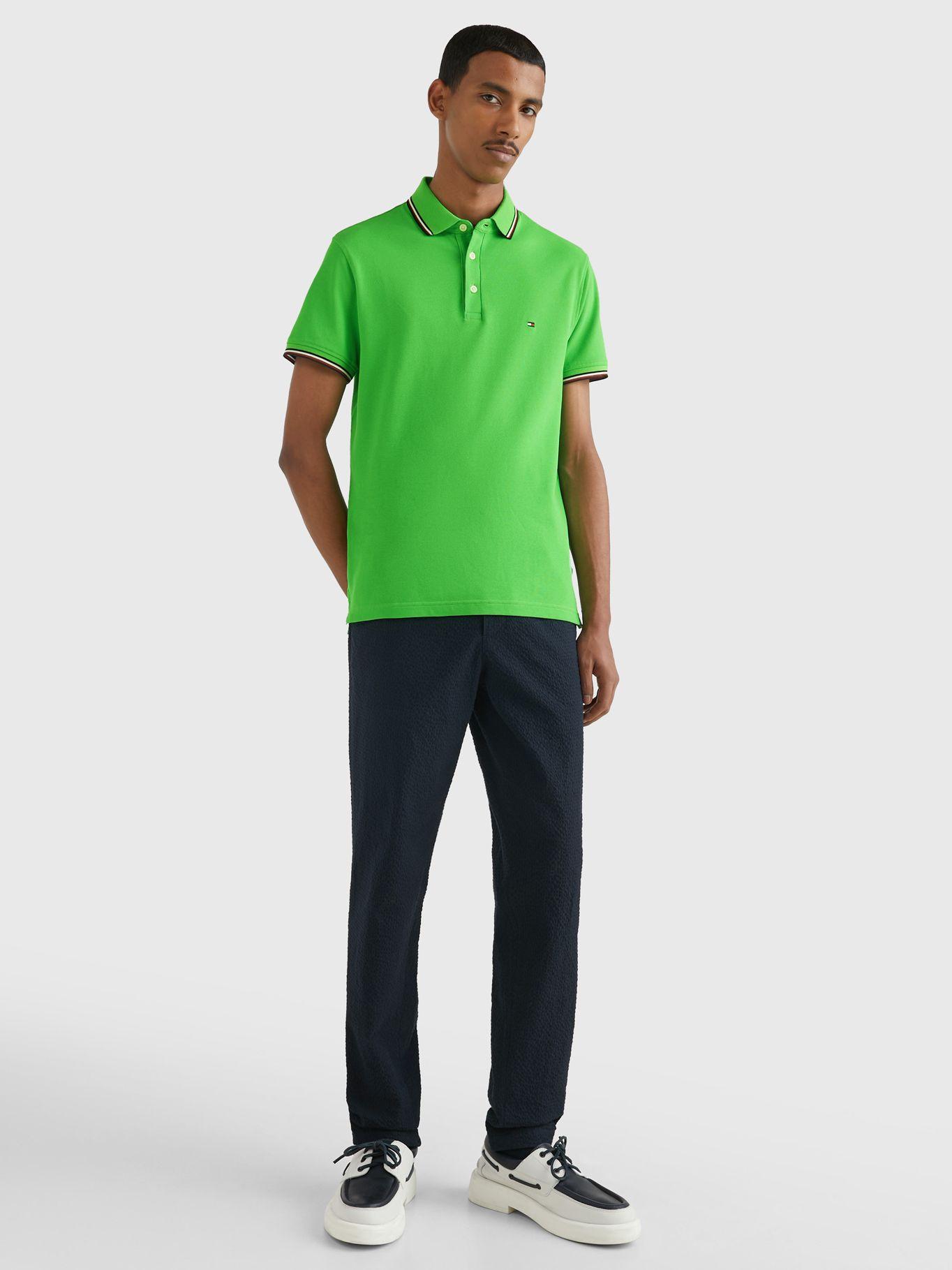 Polo Colección 1985 Slim Fit Verde Tommy Hilfiger-1