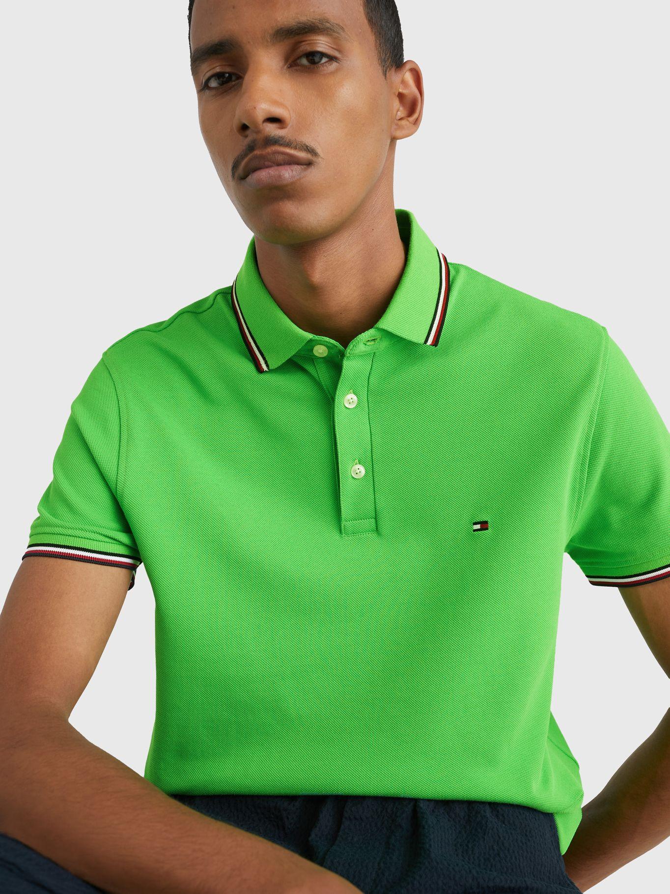 Polo Colección 1985 Slim Fit Verde Tommy Hilfiger-3