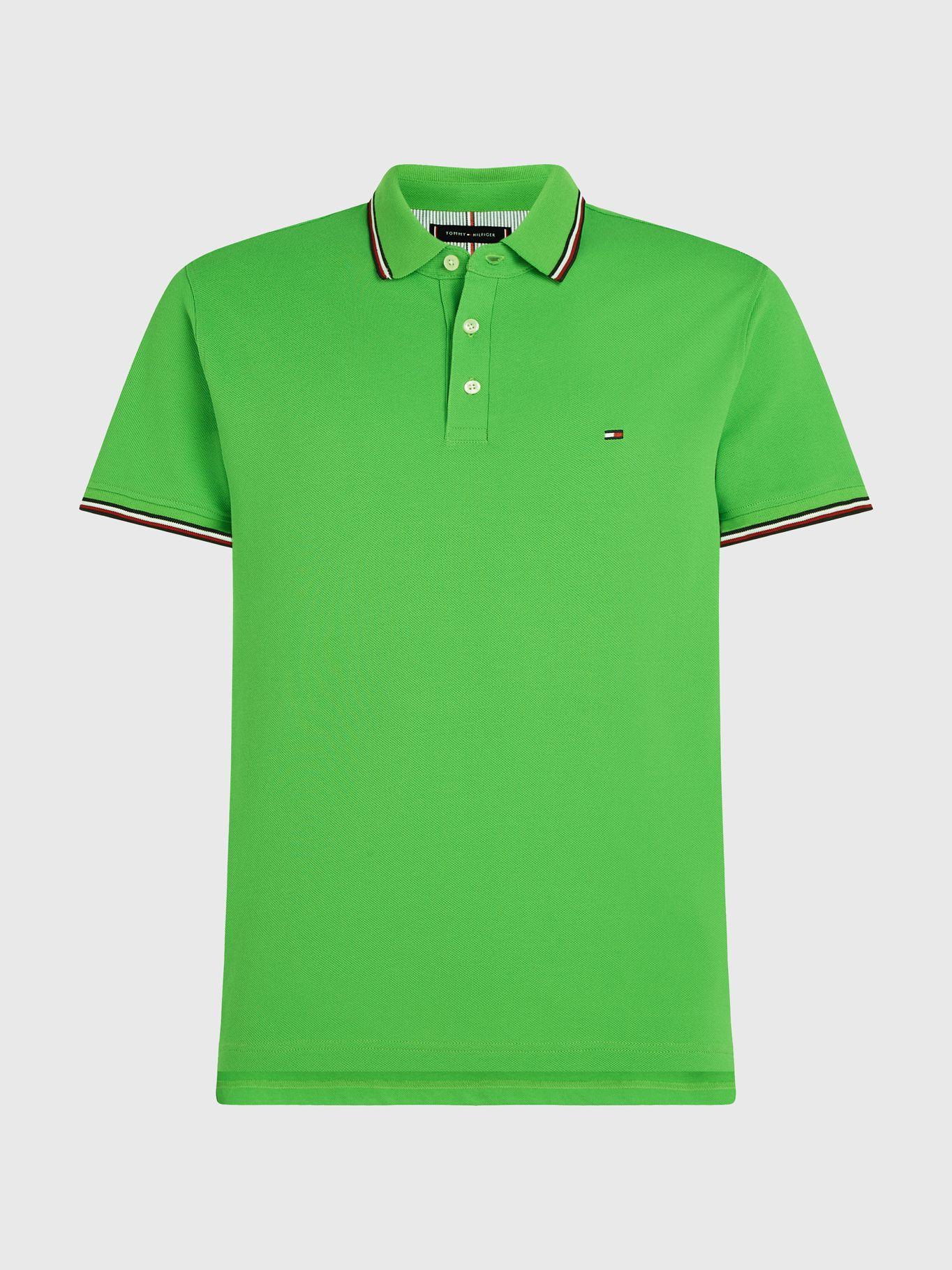 Polo Colección 1985 Slim Fit Verde Tommy Hilfiger-4