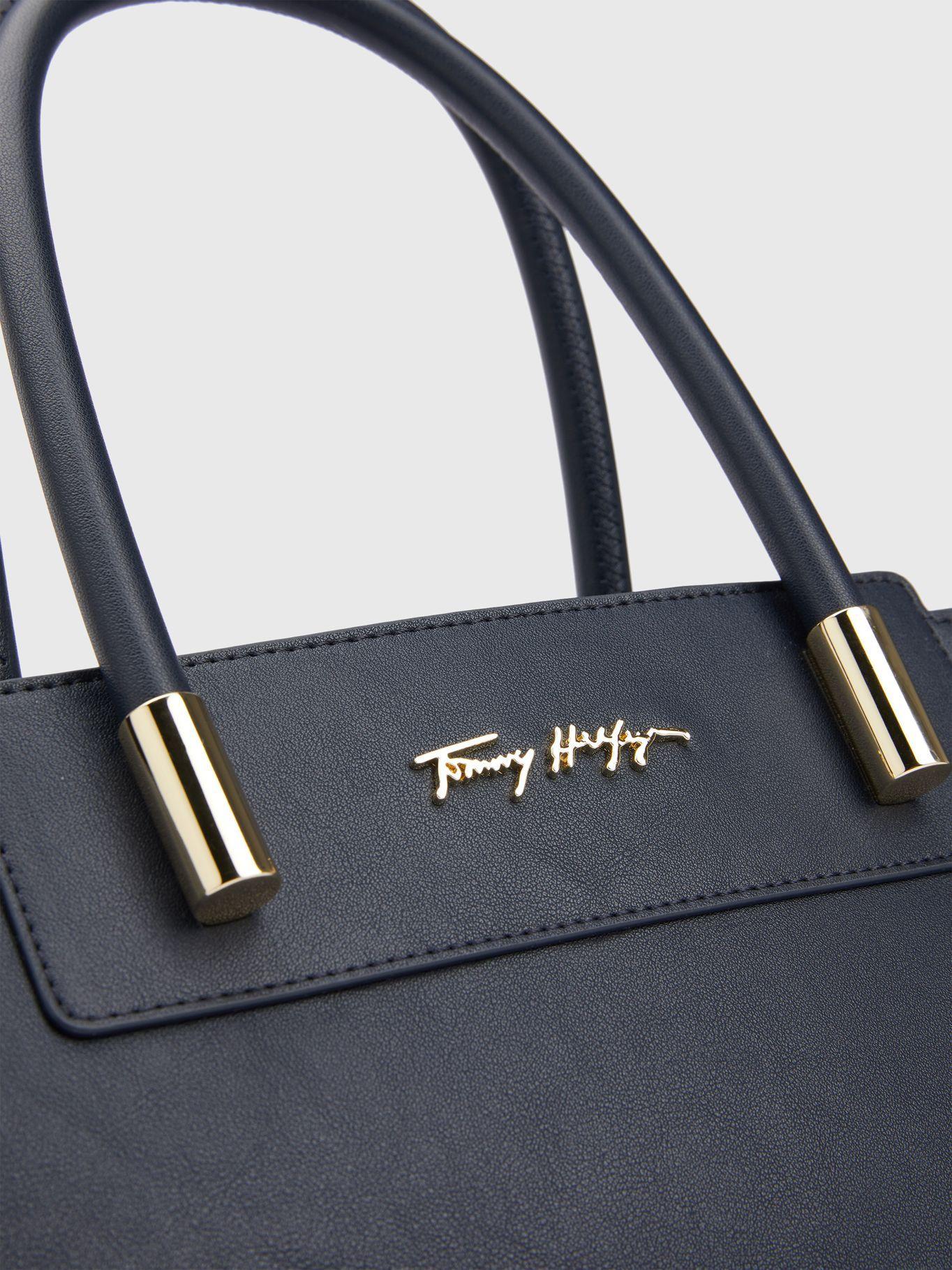 Bolso Tote Con Logo Distintivo Azul Tommy Hilfiger-2