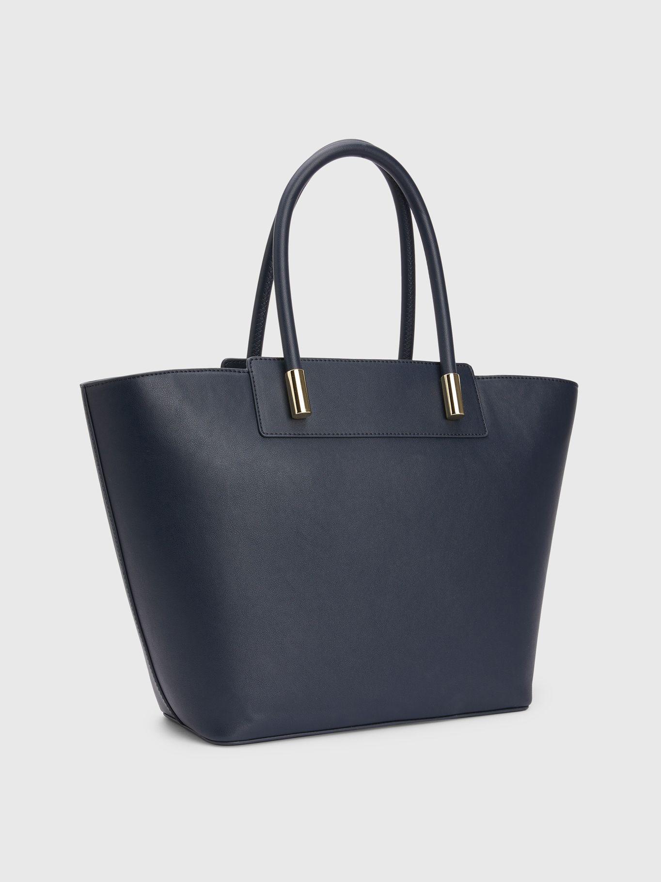 Bolso Tote Con Logo Distintivo Azul Tommy Hilfiger-1