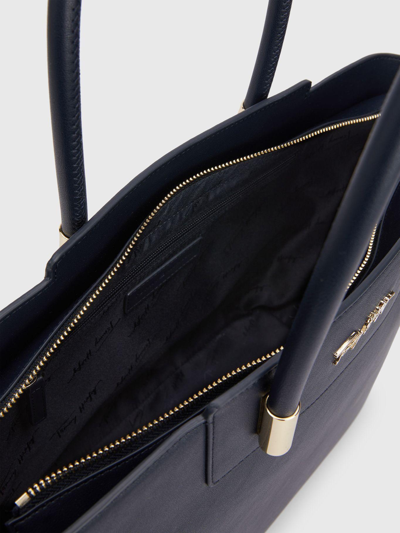 Bolso Tote Con Logo Distintivo Azul Tommy Hilfiger-3