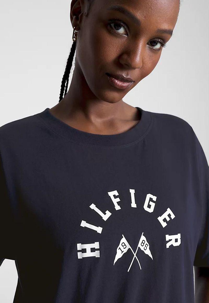 Polera Sport Relaxed Graphic Azul Tommy Hilfiger-3